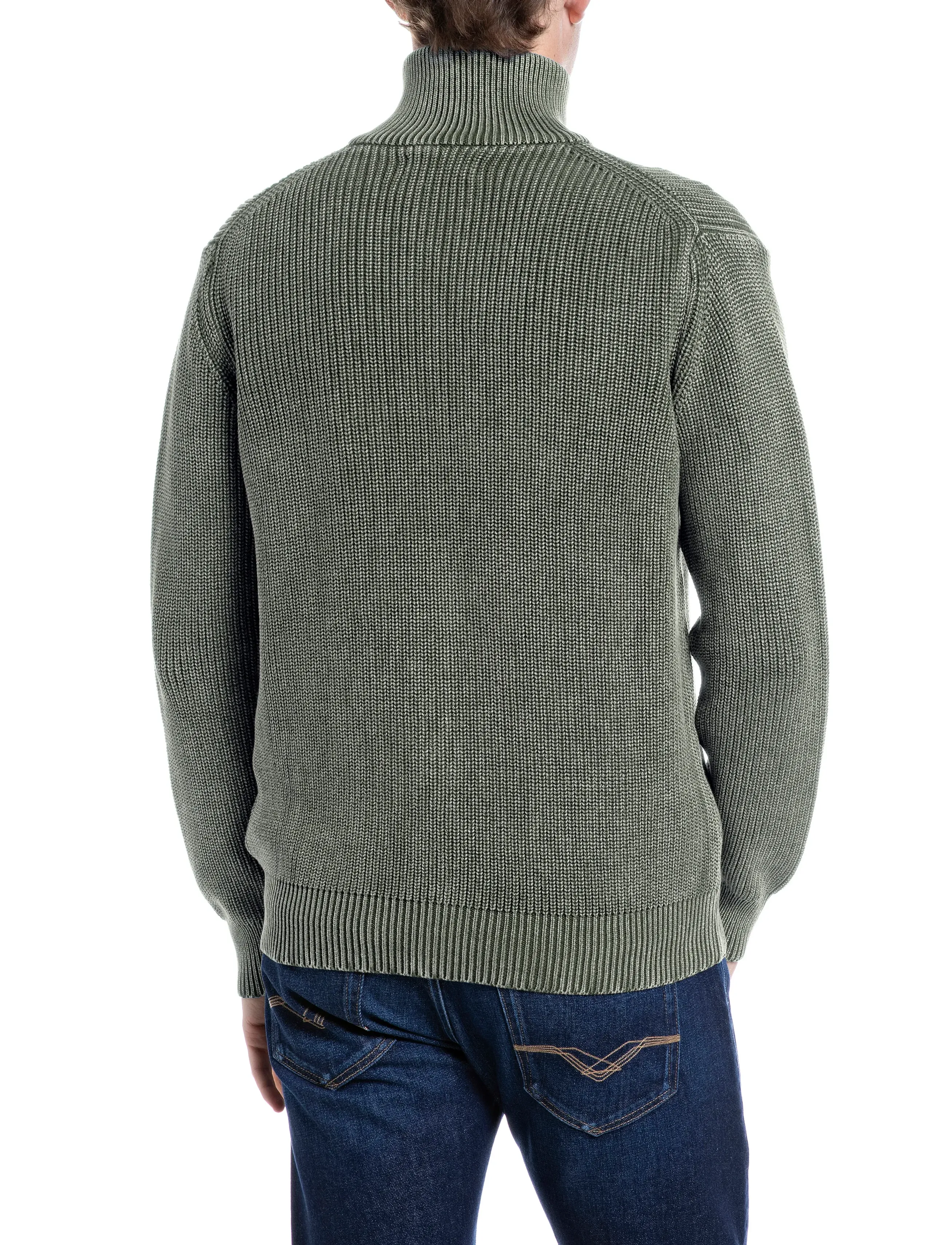 Replay - Sweater REGULAR - lukuga džemprid - green - 3