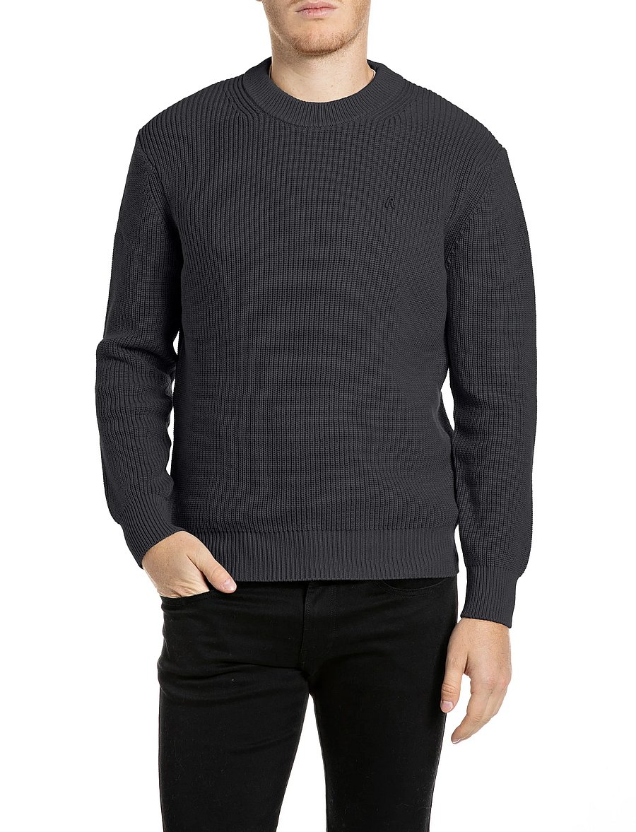 Replay - Sweater REGULAR - rundhals - grey - 0