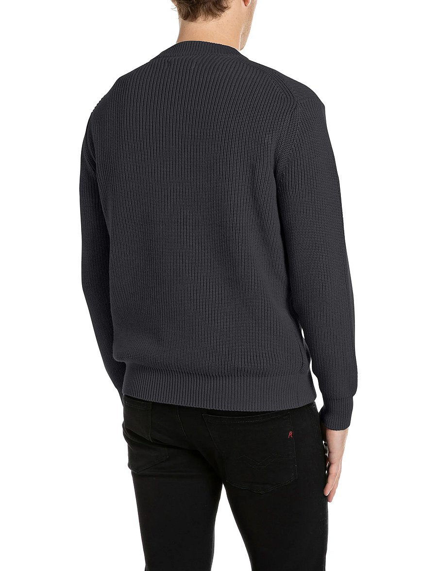 Replay - Sweater REGULAR - rundhals - grey - 3