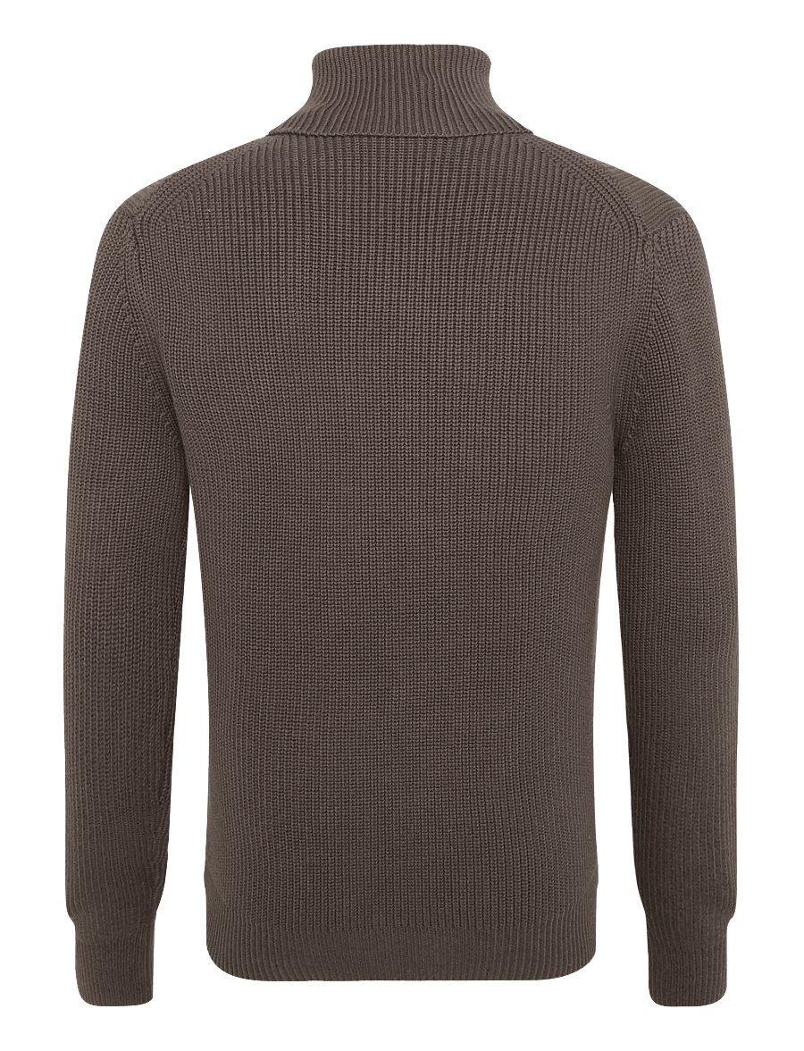 Replay - Sweater REGULAR - kõrge kaelusega - brown - 2