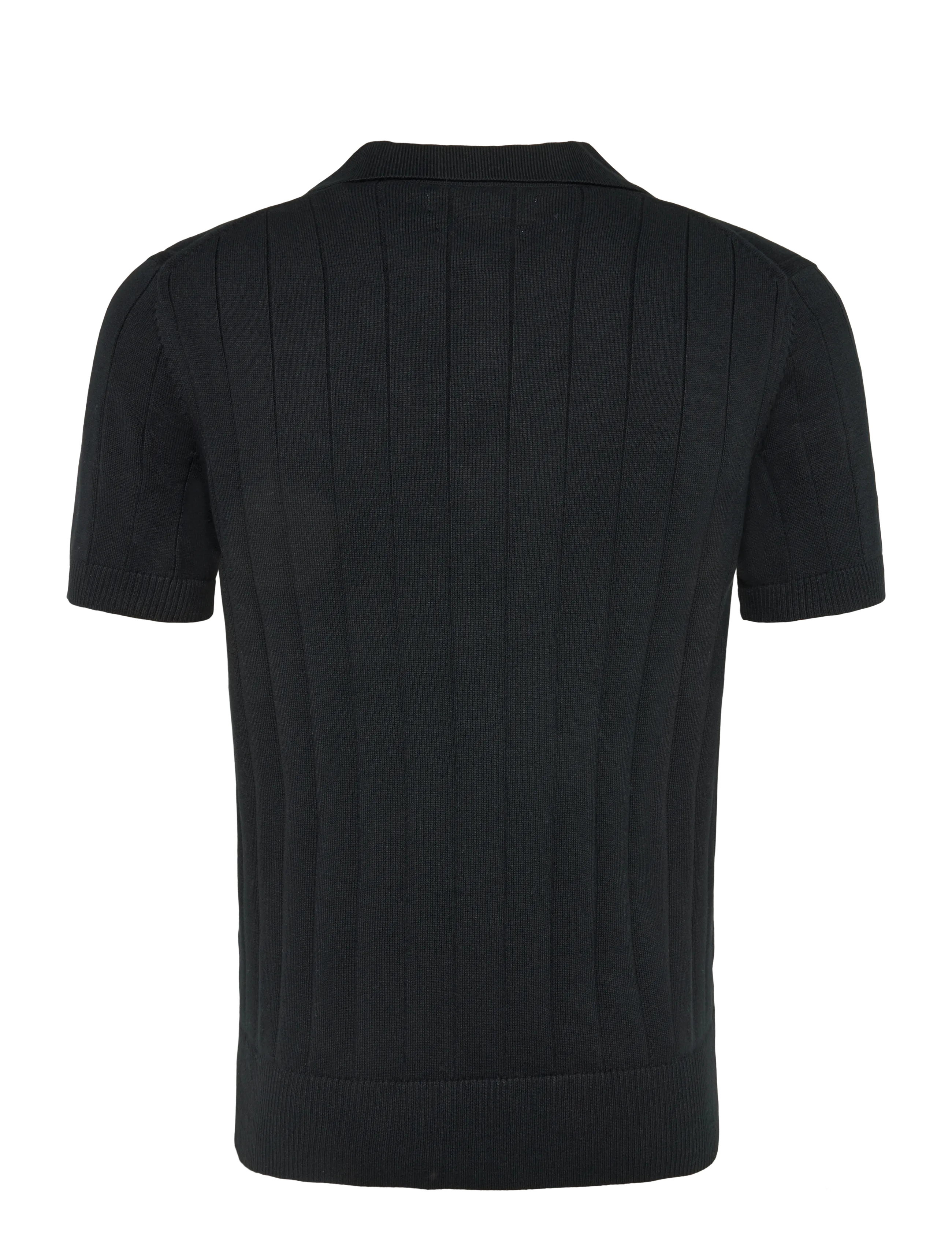 Replay - REGULAR   NATURAL COMPONENT Sweater - kootud polosärgid - black - 1