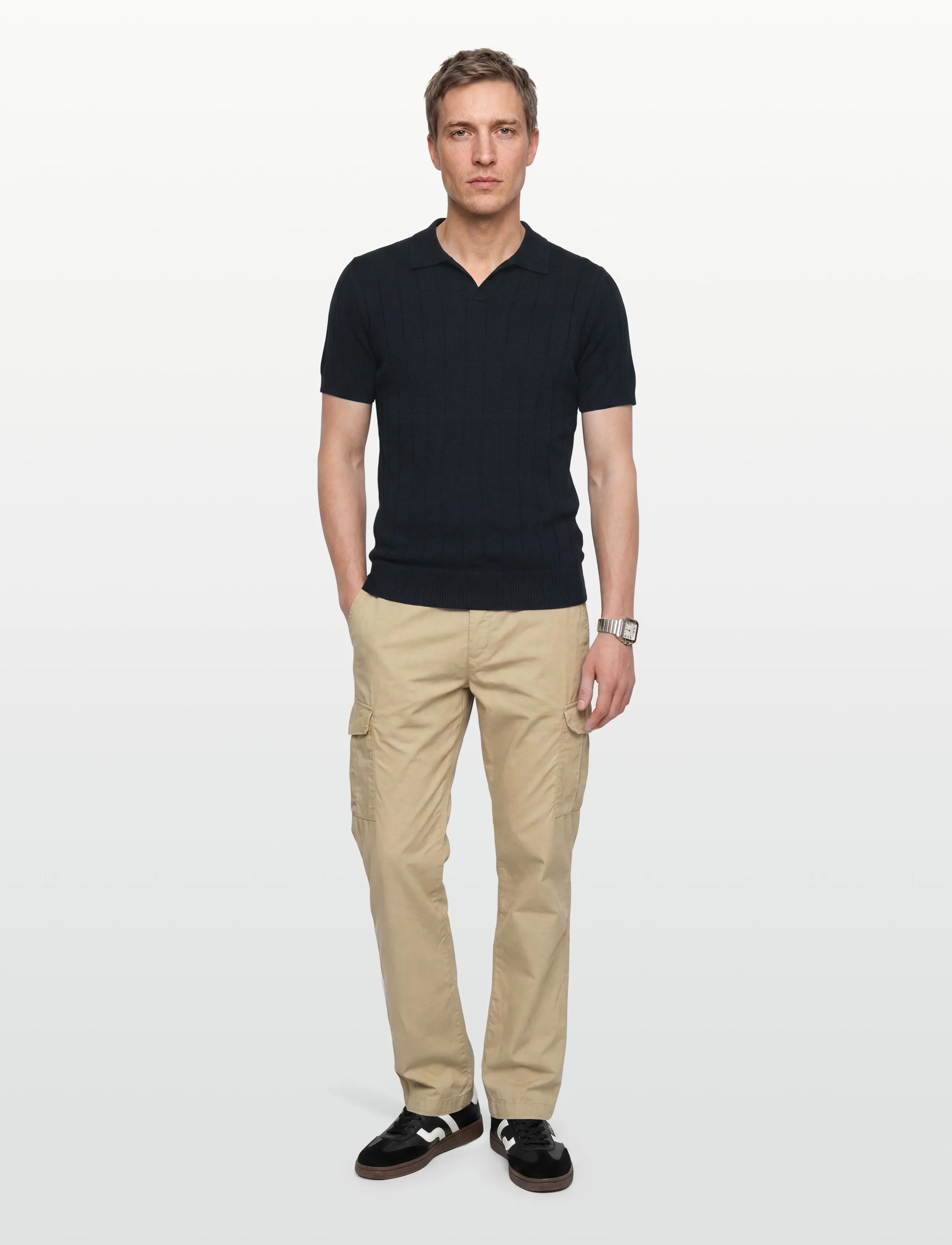 Replay - REGULAR   NATURAL COMPONENT Sweater - kortärmade pikéer - blue - 0