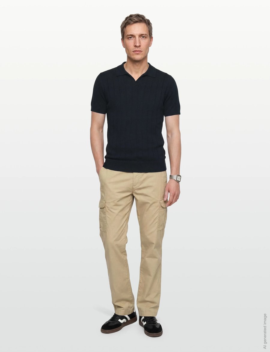 Replay - REGULAR NATURAL COMPONENT Sweater - polostrik - blue - 0