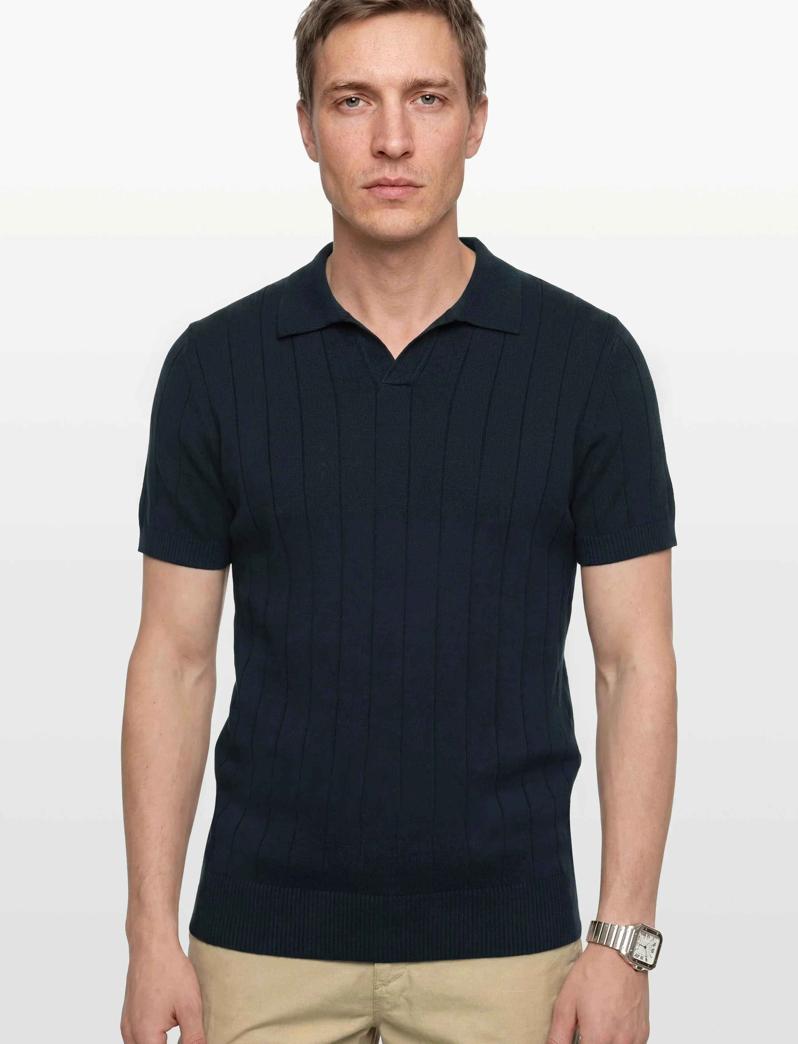 Replay - REGULAR   NATURAL COMPONENT Sweater - kortärmade pikéer - blue - 3