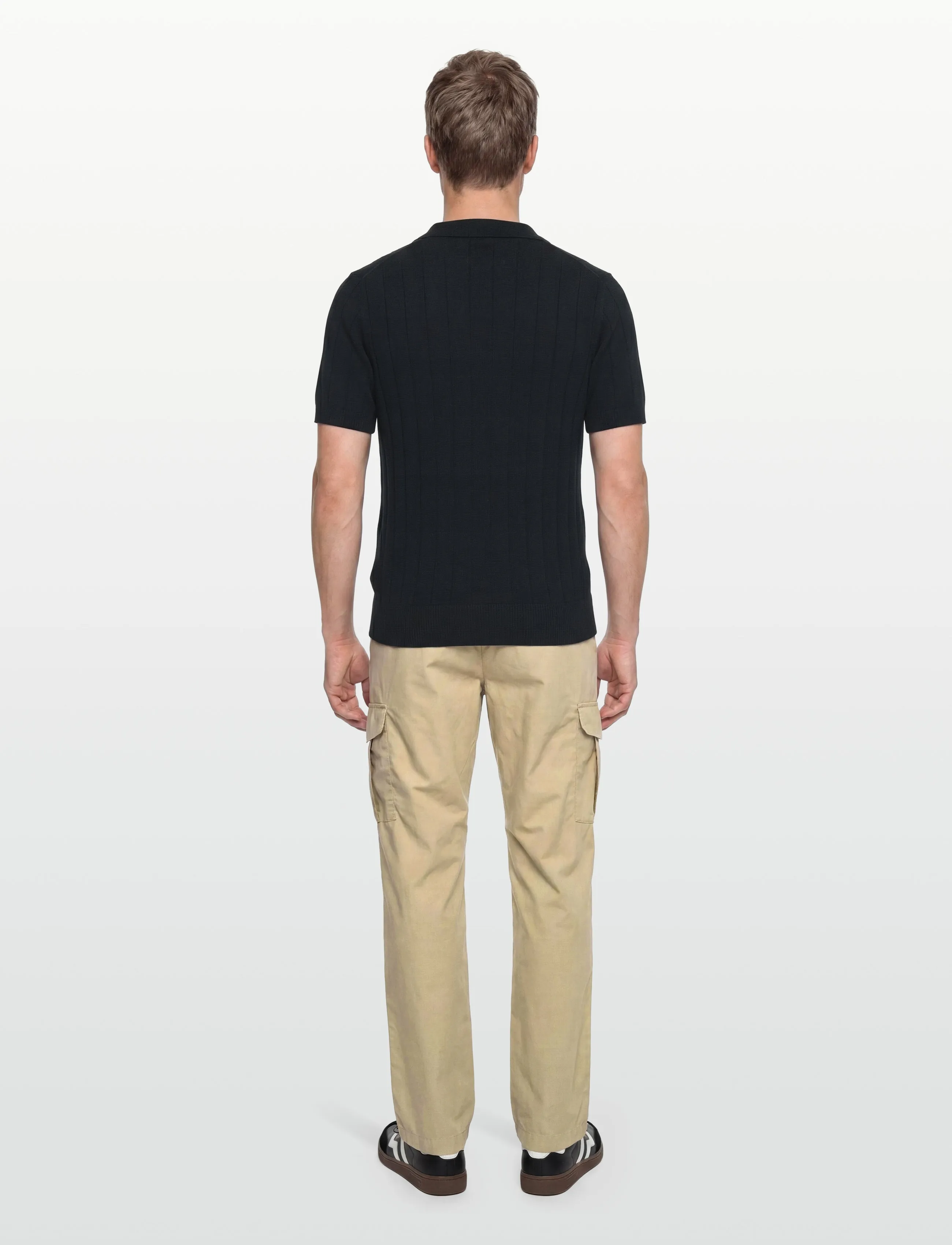 Replay - REGULAR   NATURAL COMPONENT Sweater - kortärmade pikéer - blue - 4