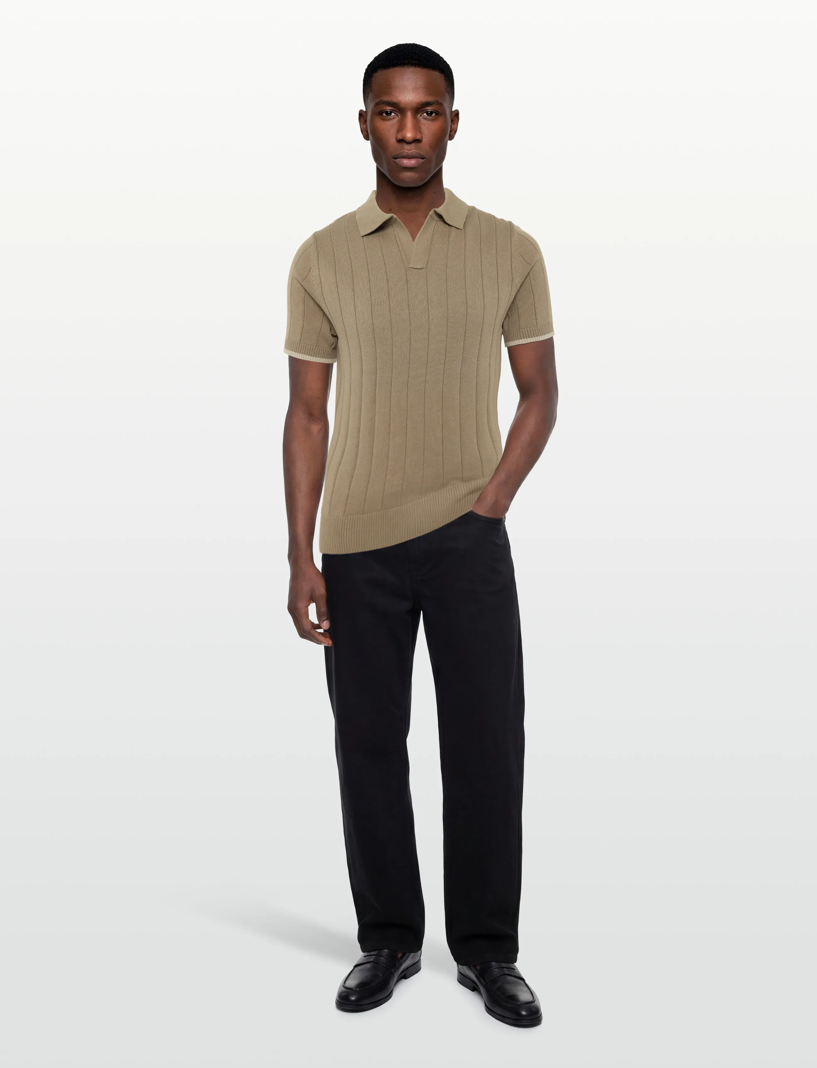 Replay REGULAR   NATURAL COMPONENT Sweater - Polosärgid - MULTI COLOURED / beige