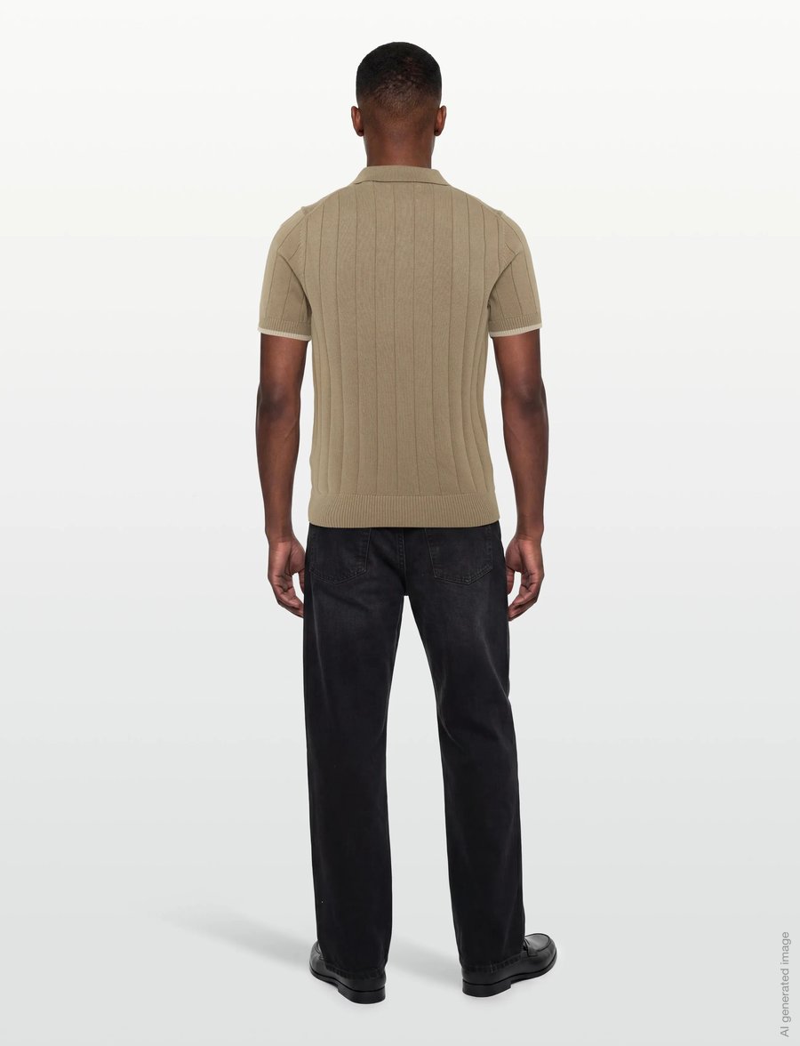 Replay - REGULAR NATURAL COMPONENT Sweater - langärmlige strick-polohemden - multi coloured - 4