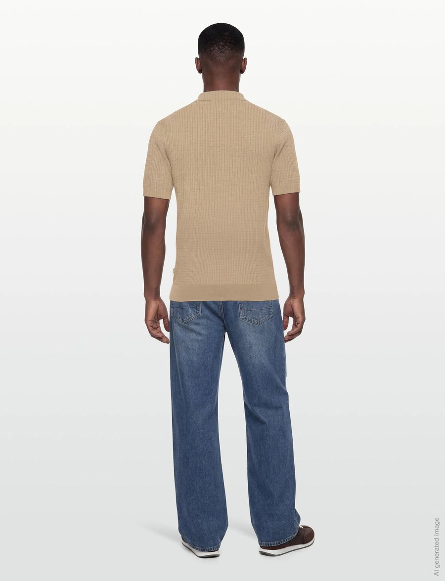 Replay - REGULAR NATURAL COMPONENT Sweater - beige - 4