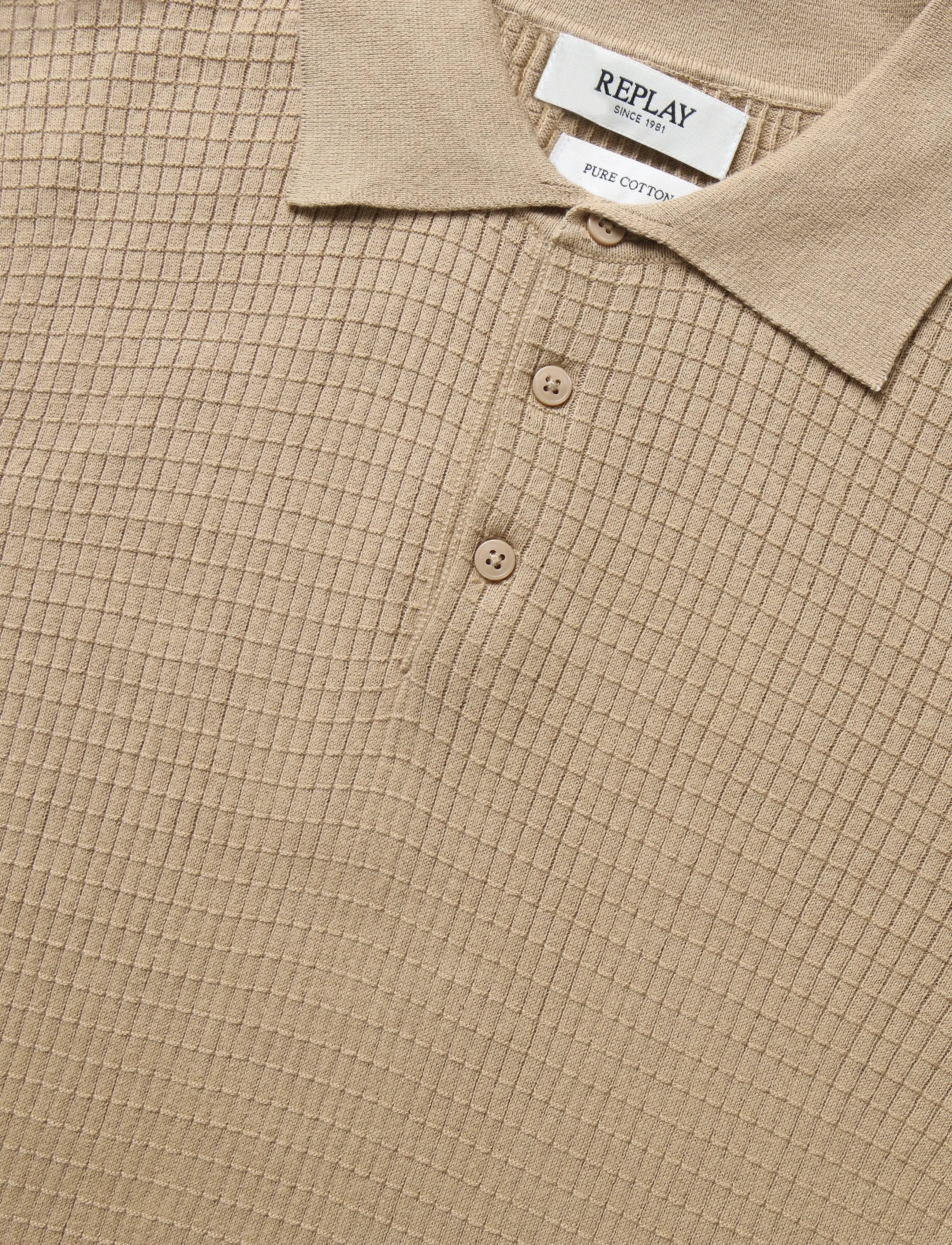 Replay - REGULAR   NATURAL COMPONENT Sweater - beige - 5