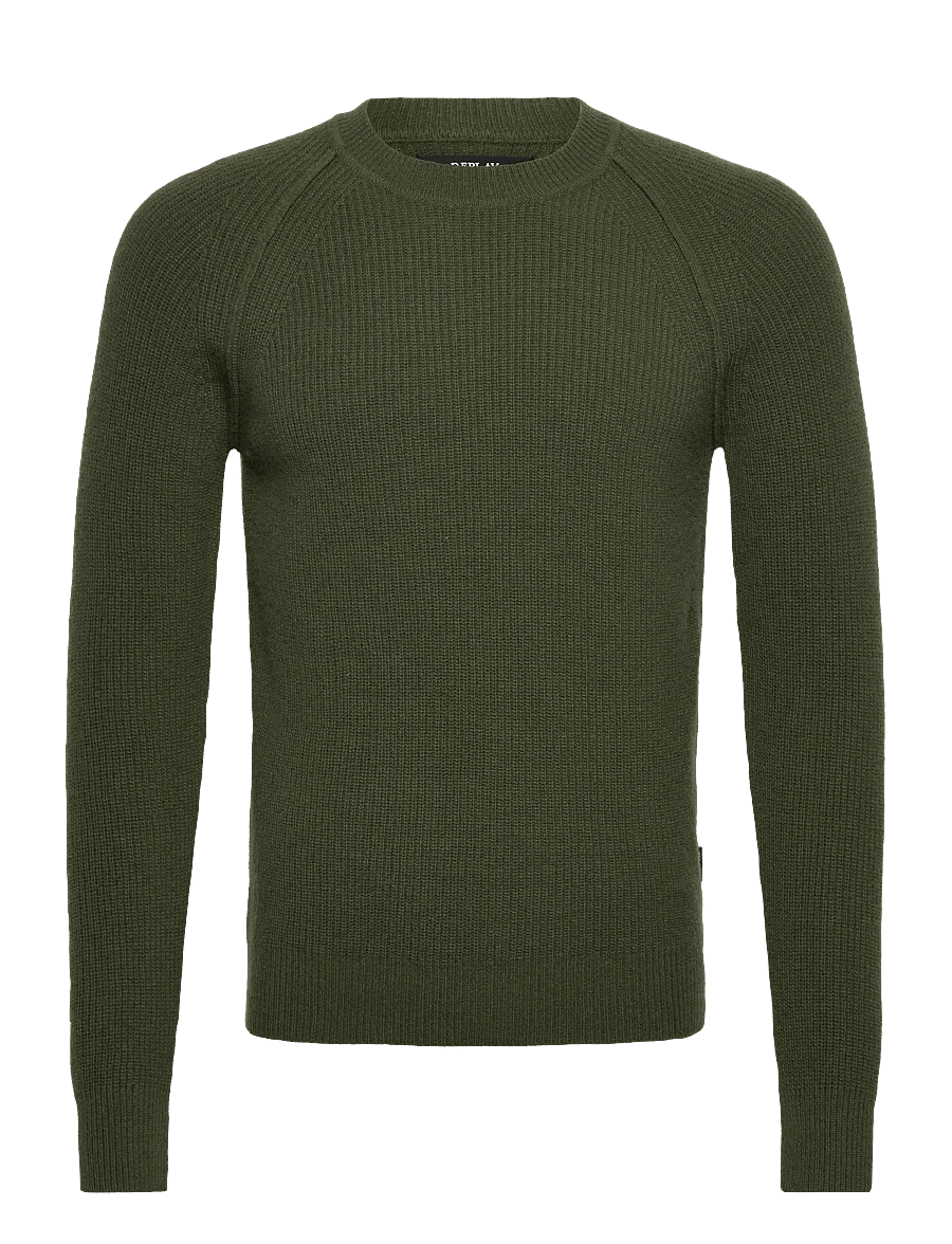 Replay - Sweater - Ümmarguse kaelusega kudumid - green - 0