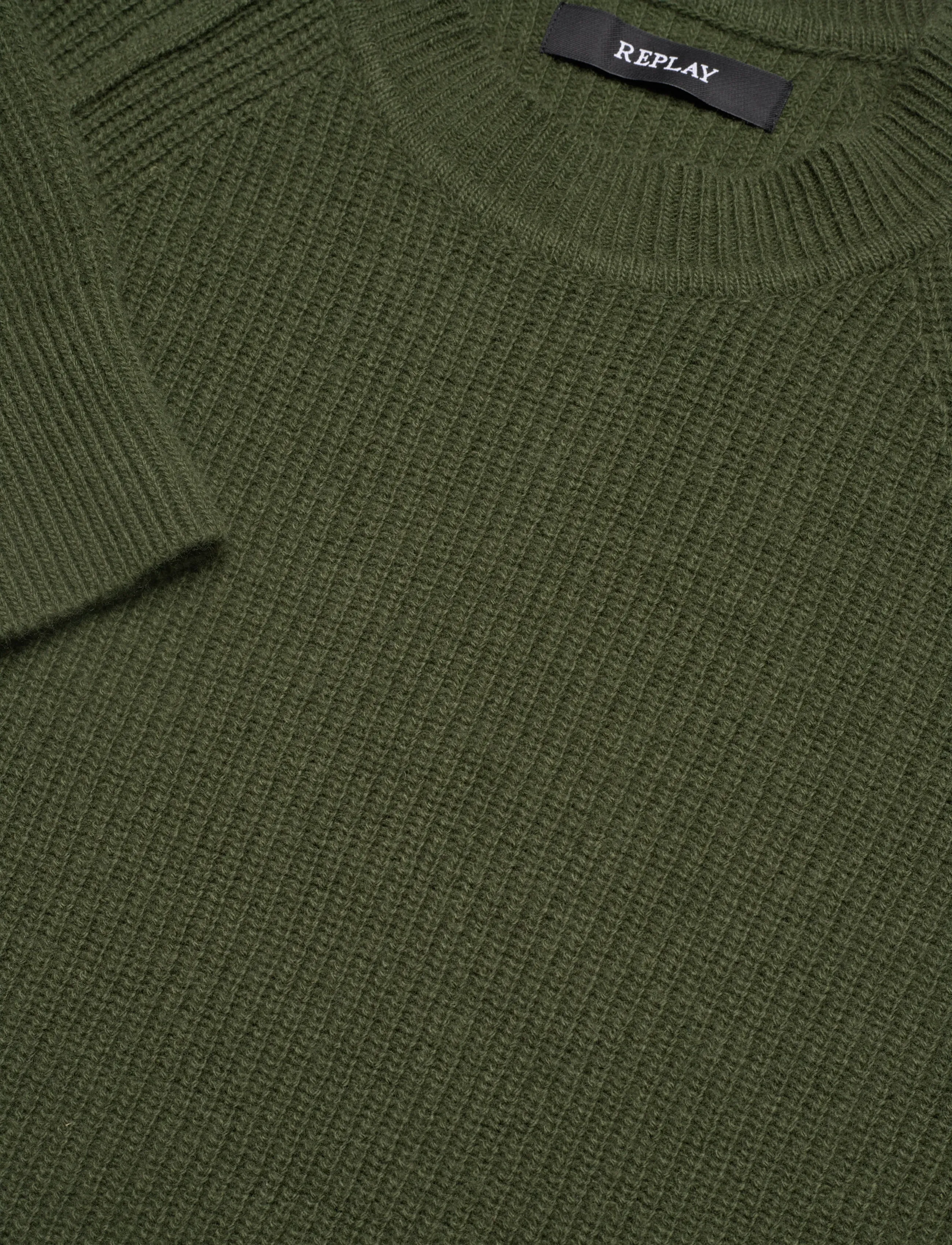 Replay - Sweater - basic-strickmode - green - 2