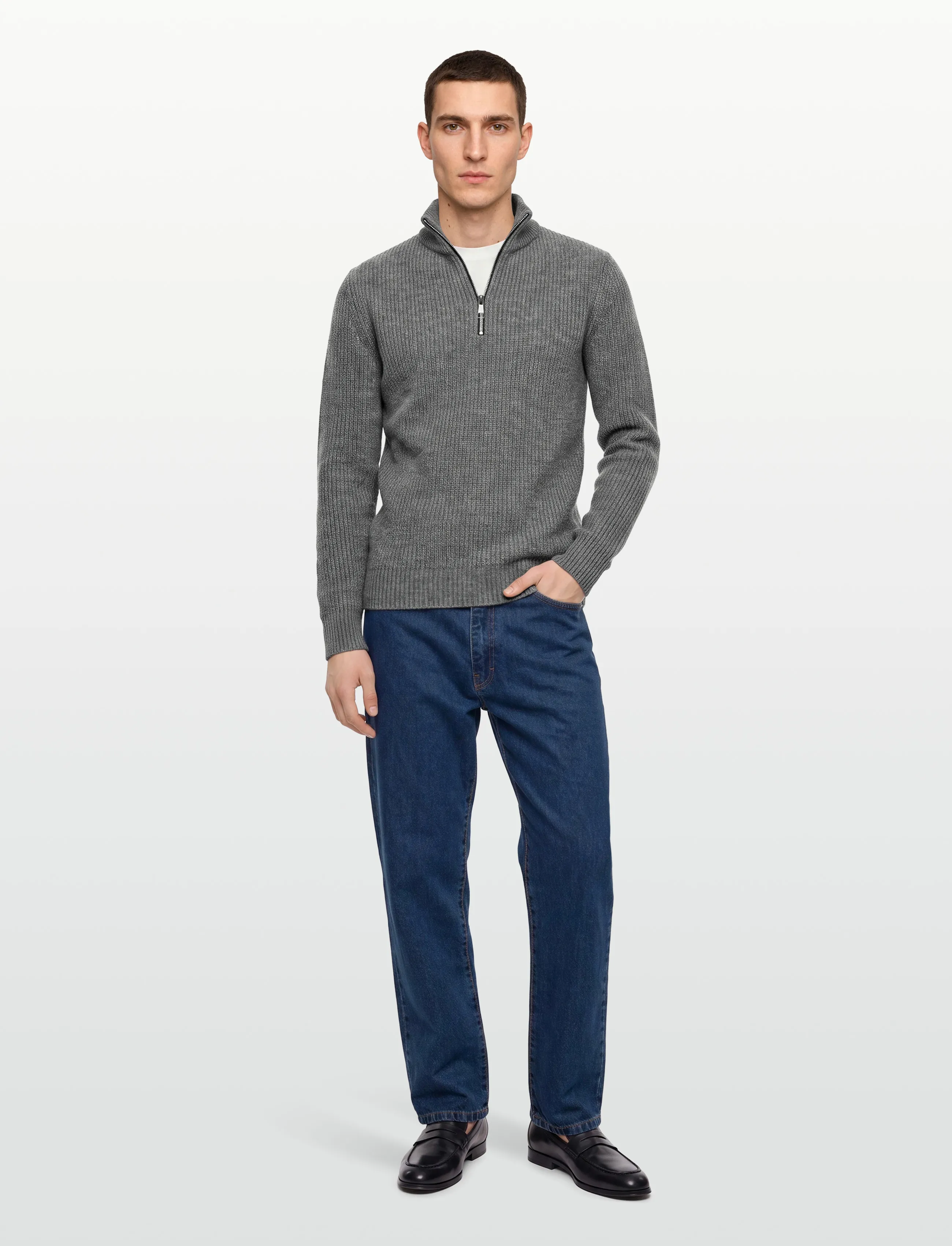 Replay - Sweater REGULAR - män - grey - 0