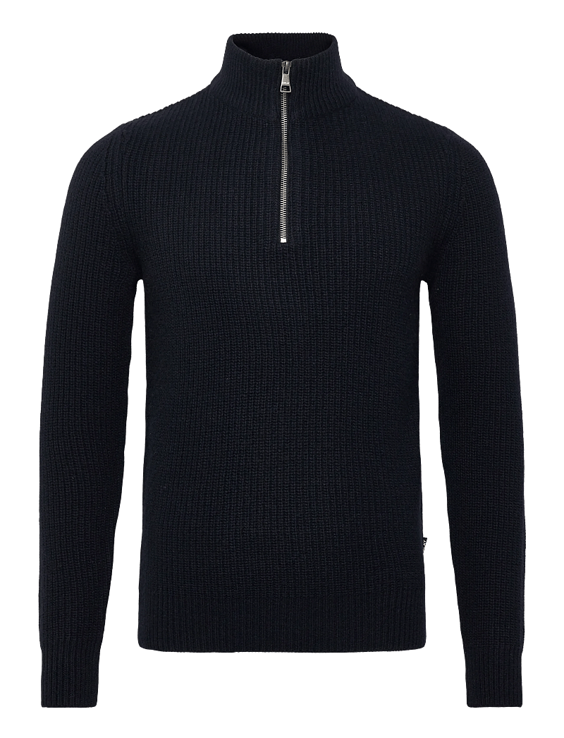Replay - Sweater REGULAR - halfzip strik - navy - 0