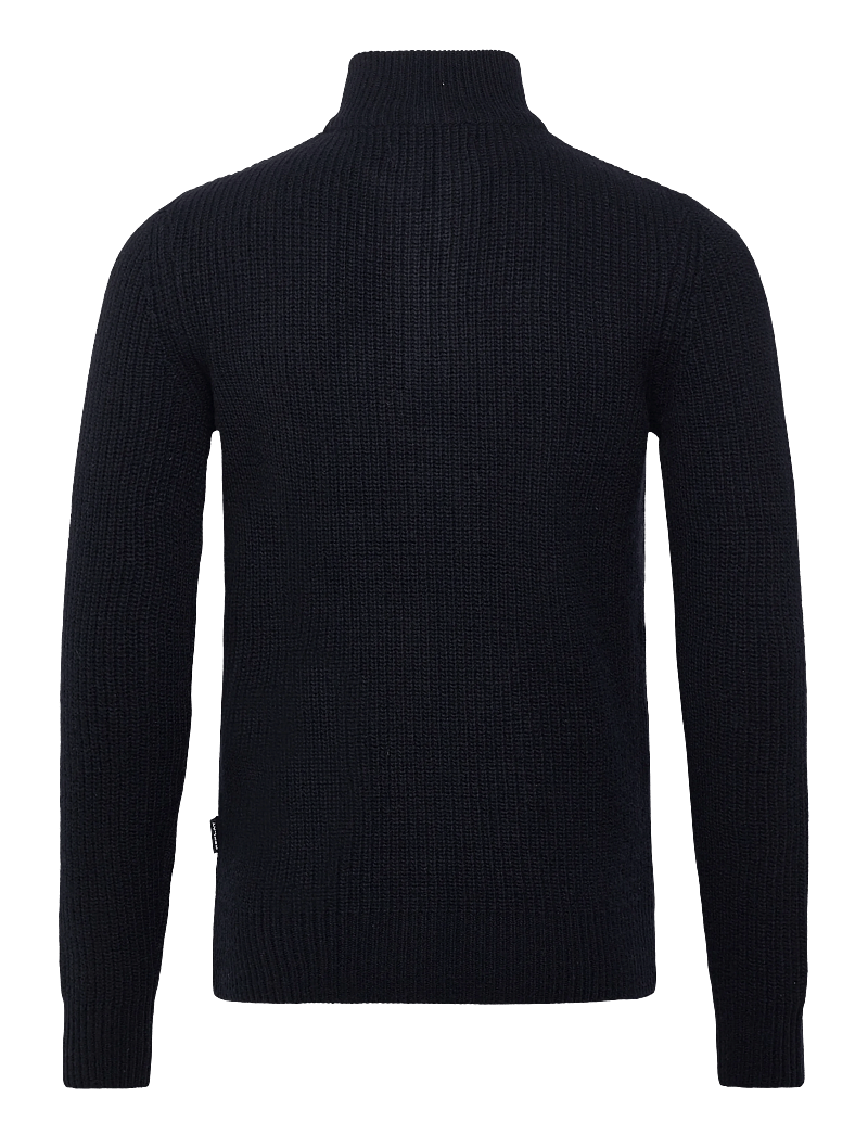 Replay - Sweater REGULAR - halfzip strik - navy - 1