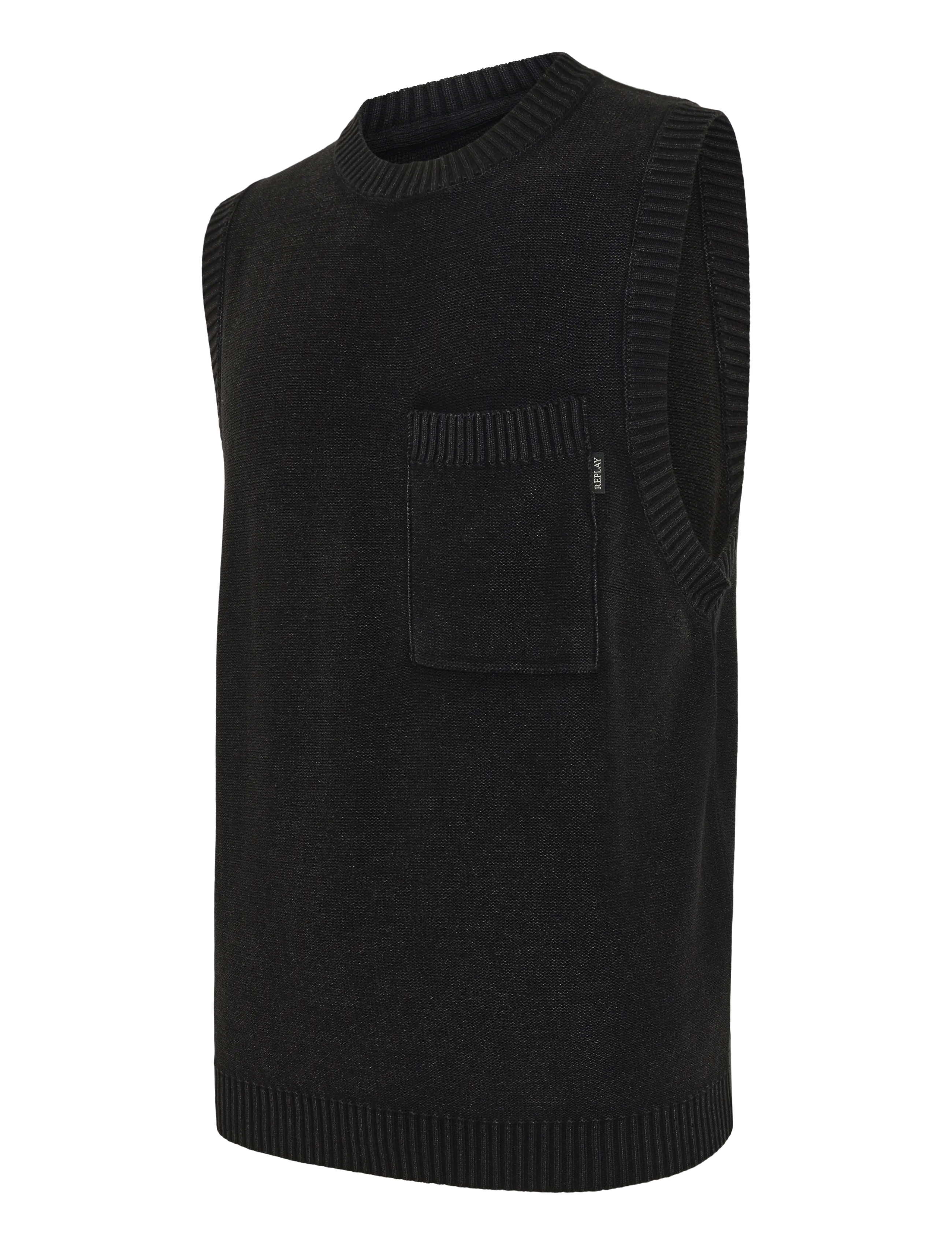 Replay - REGULAR   NATURAL COMPONENT Sweater - black - 3