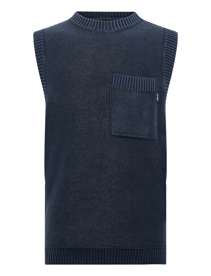 Replay - REGULAR NATURAL COMPONENT Sweater - strikveste - blue - 1