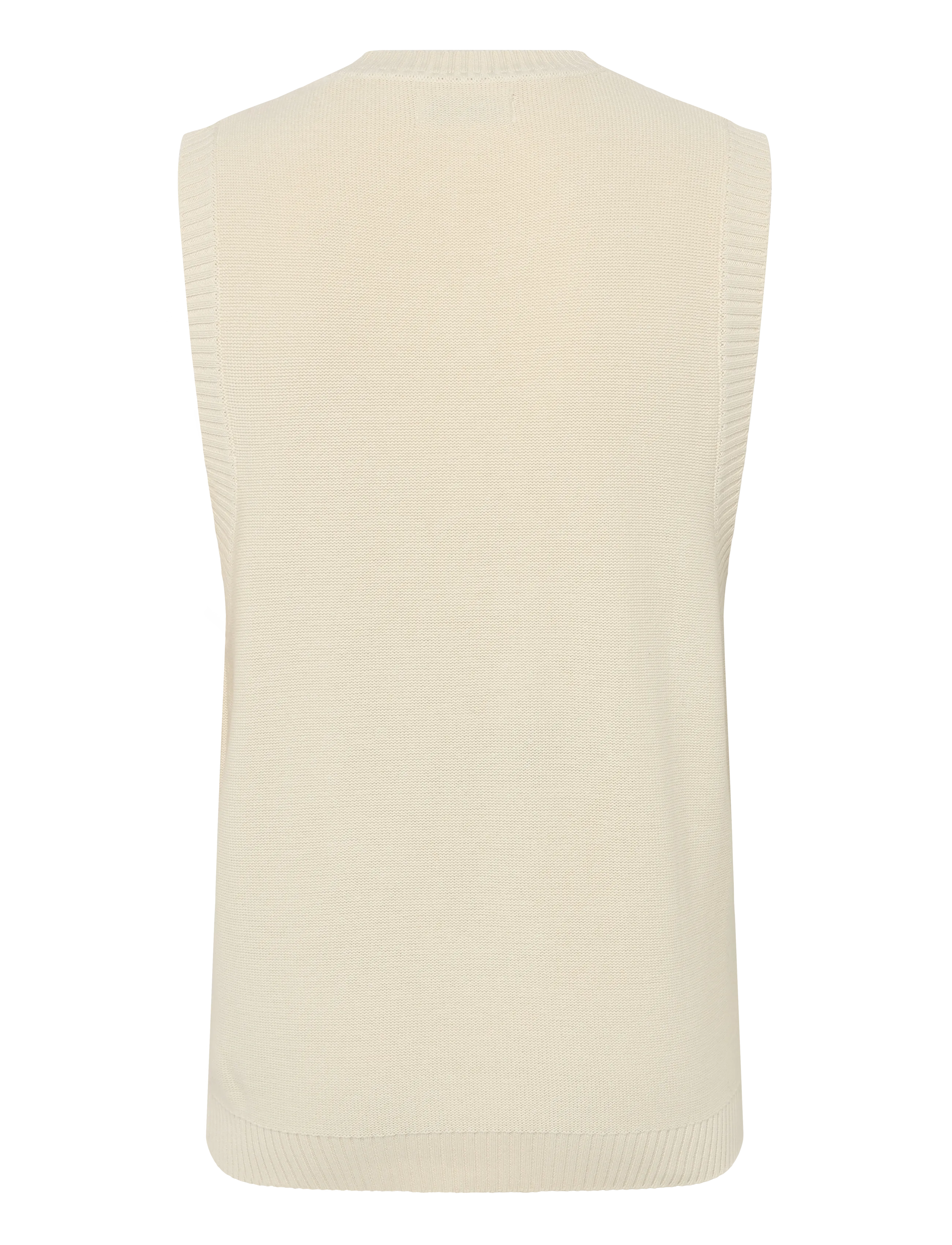 Replay - REGULAR   NATURAL COMPONENT Sweater - stickade västar - white - 2