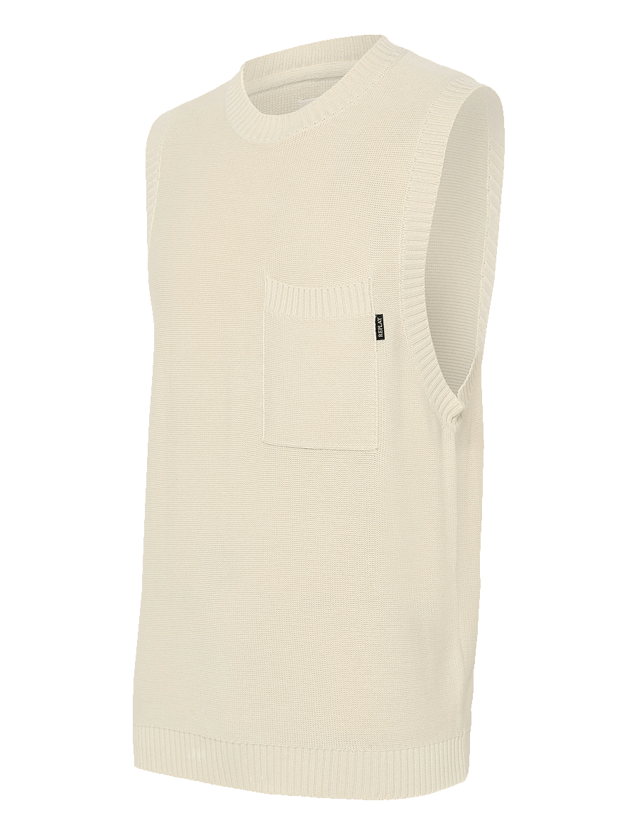 Replay - REGULAR NATURAL COMPONENT Sweater - strikveste - white - 3