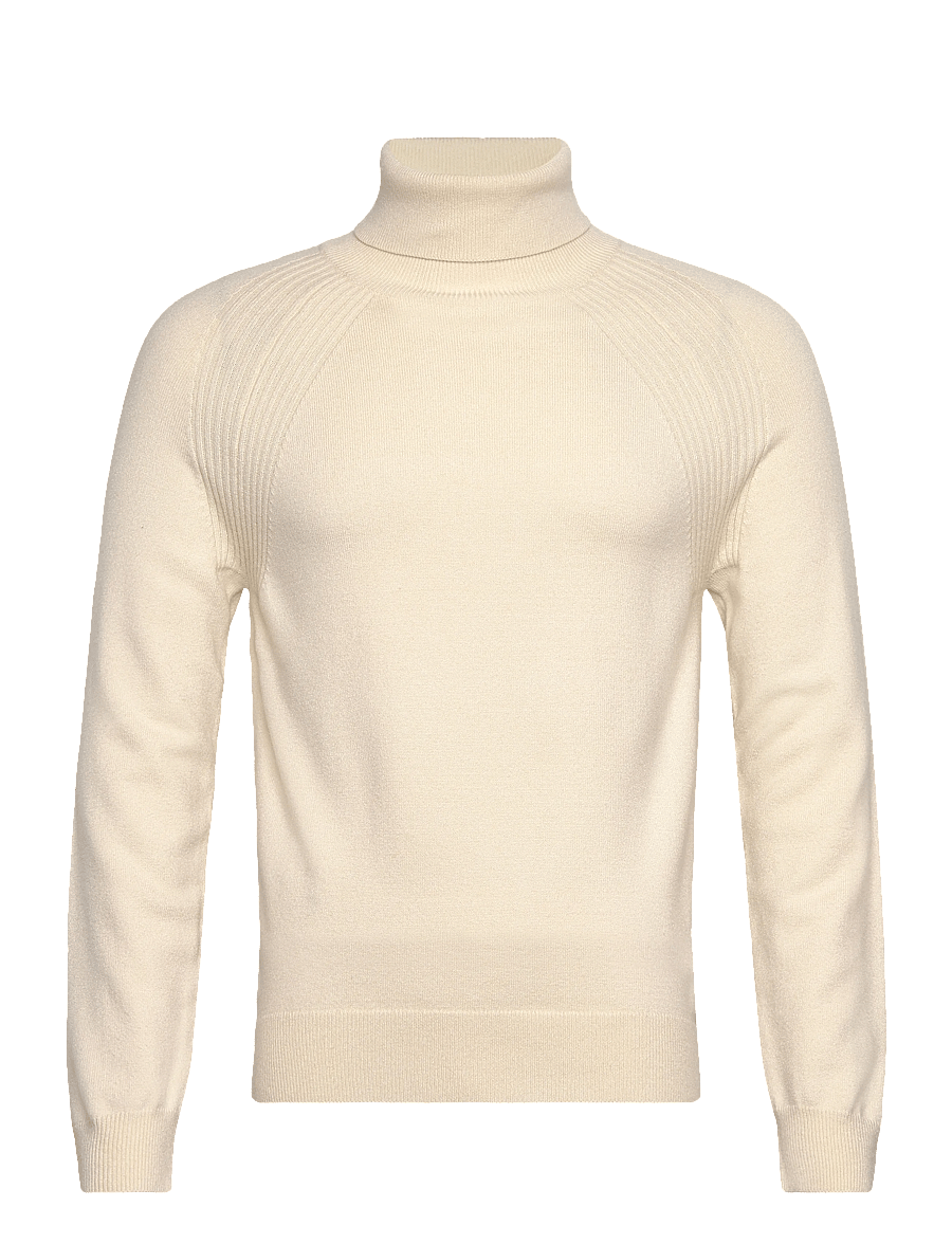 Replay - Sweater REGULAR - rollkragenpullover - cream - 1