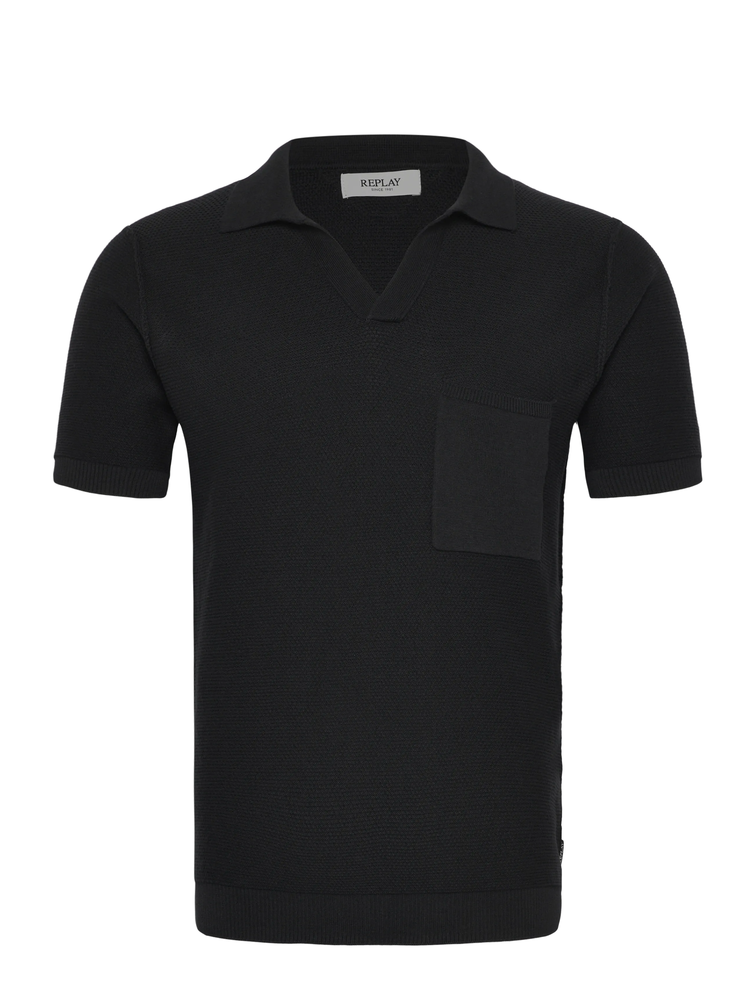 REPLAY Pullover Regular Schwarz - M - Herren