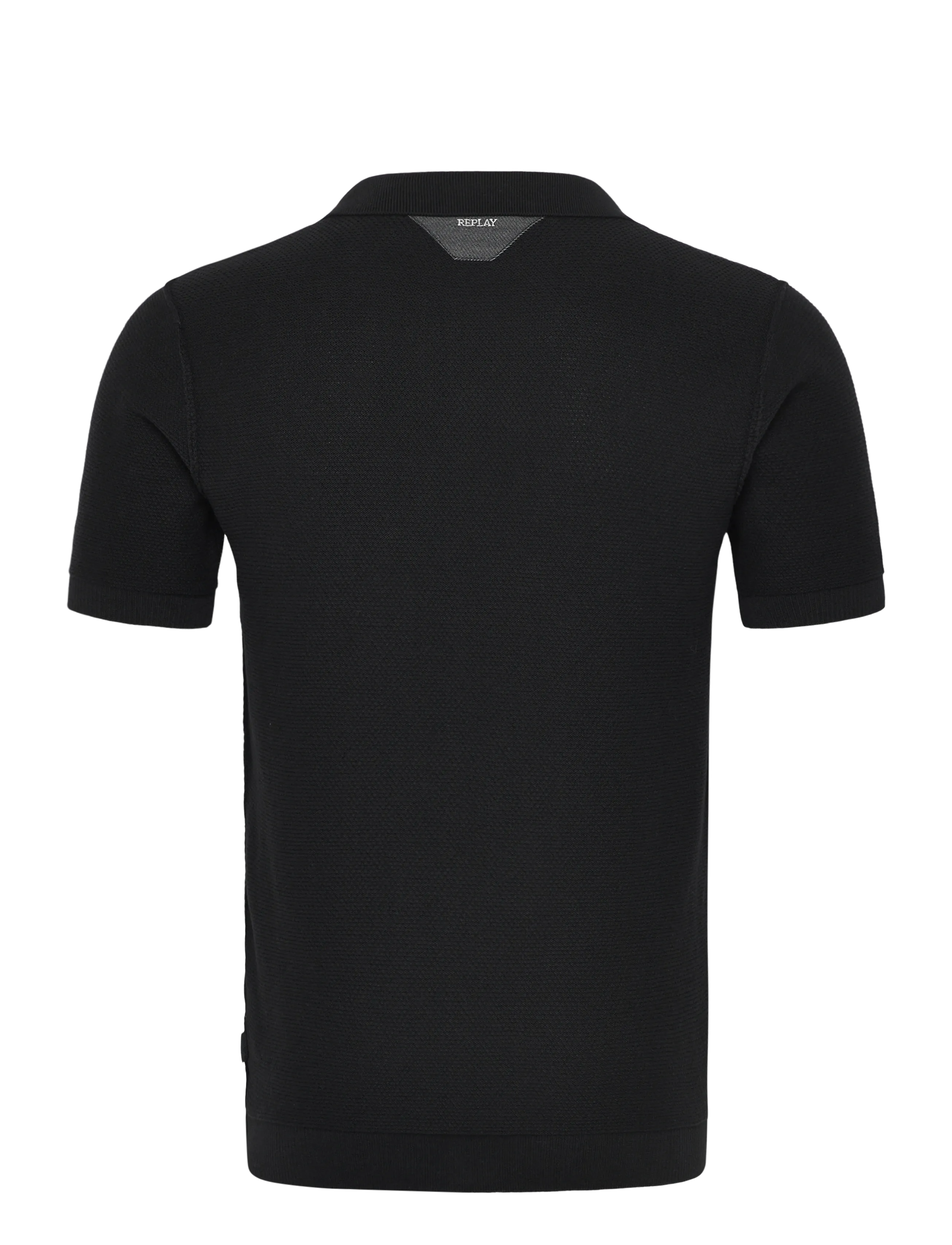 Replay - Sweater REGULAR - knitted polos - black - 2