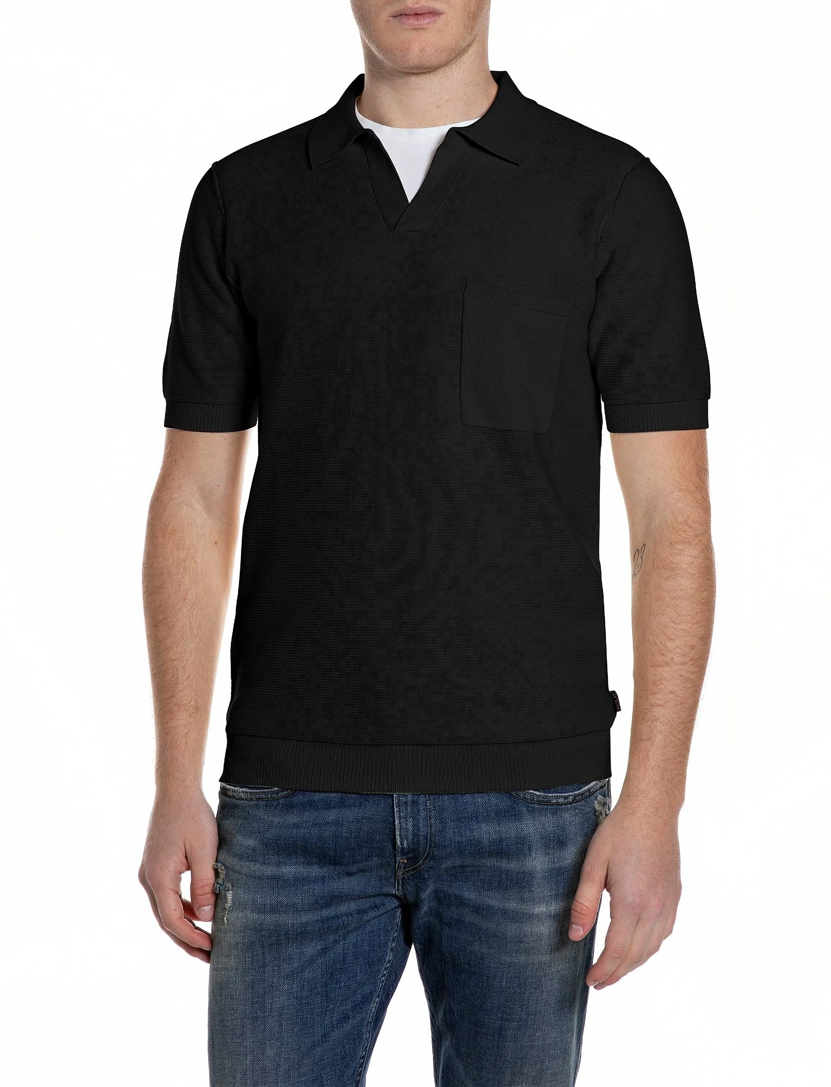 Replay Sweater REGULAR - Vårgarderoben - BLACK / black