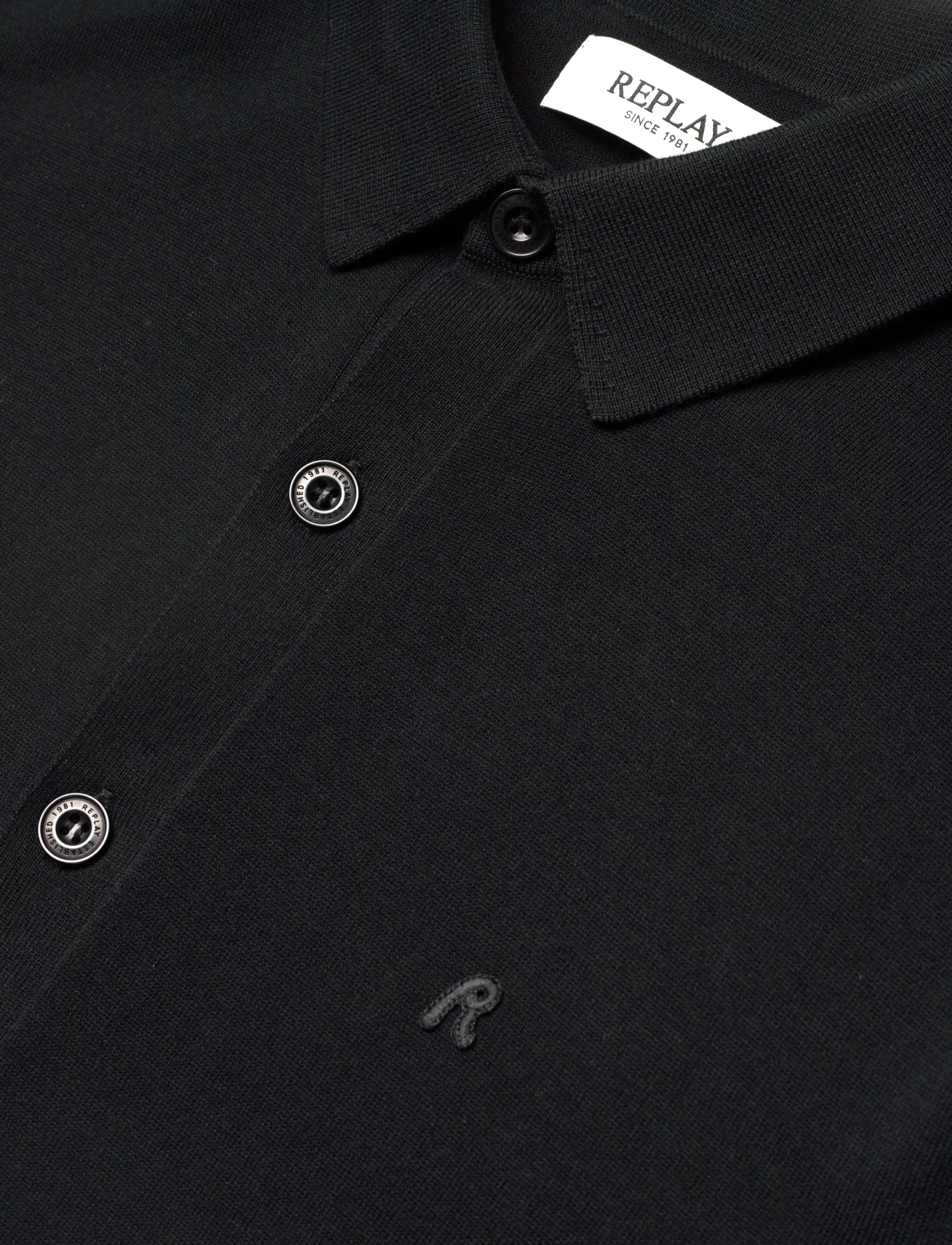 Replay - Sweater REGULAR - polos en tricot - black - 4
