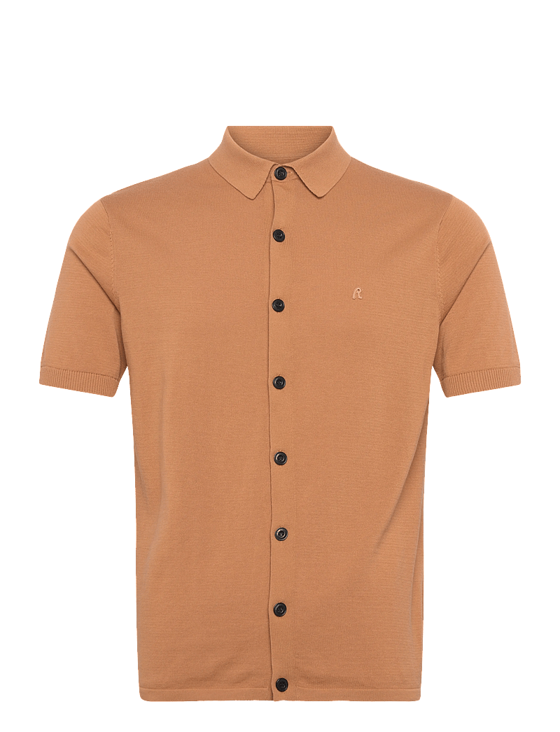 Replay - Sweater REGULAR - gestrickte polohemden - brown - 1