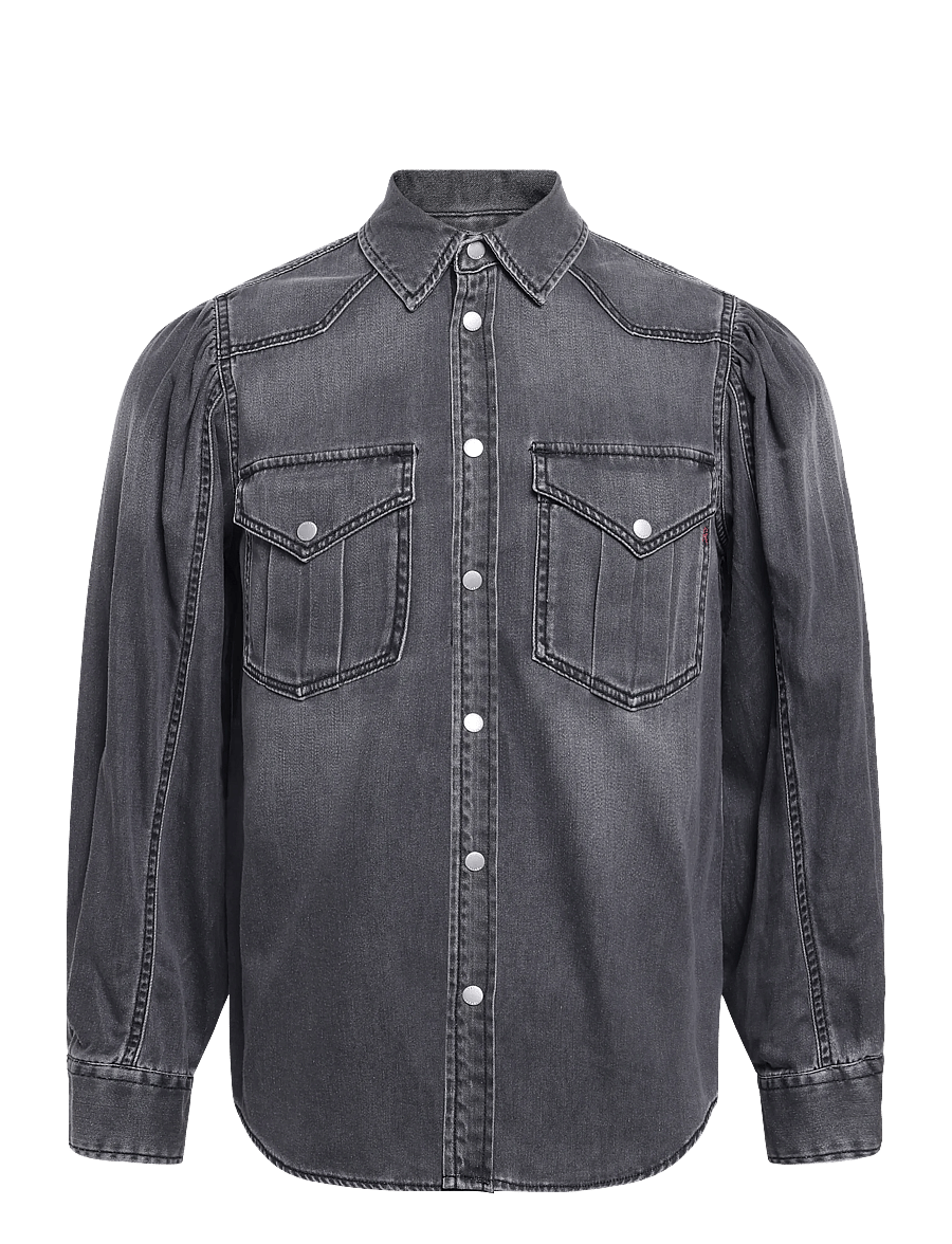 Replay - Shirt RELAXED - jeanshemden - grey - 1