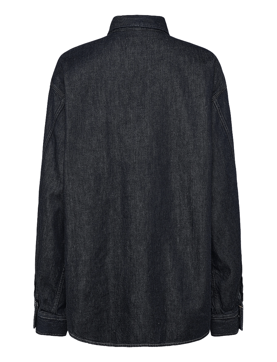 Replay - Shirt BOYFRIEND ,Sustainable - jeansskjortor - blue - 2