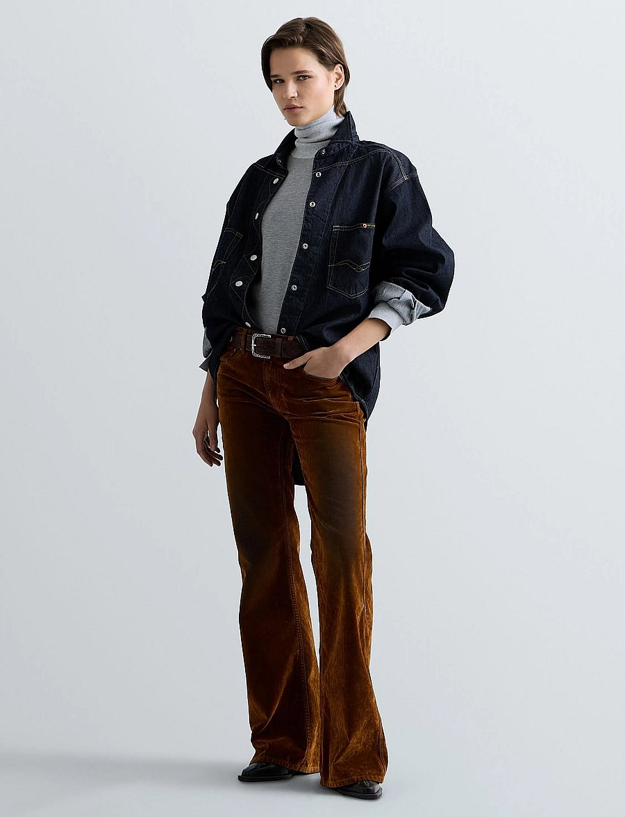Replay - Shirt BOYFRIEND ,Sustainable - jeansskjortor - blue - 0