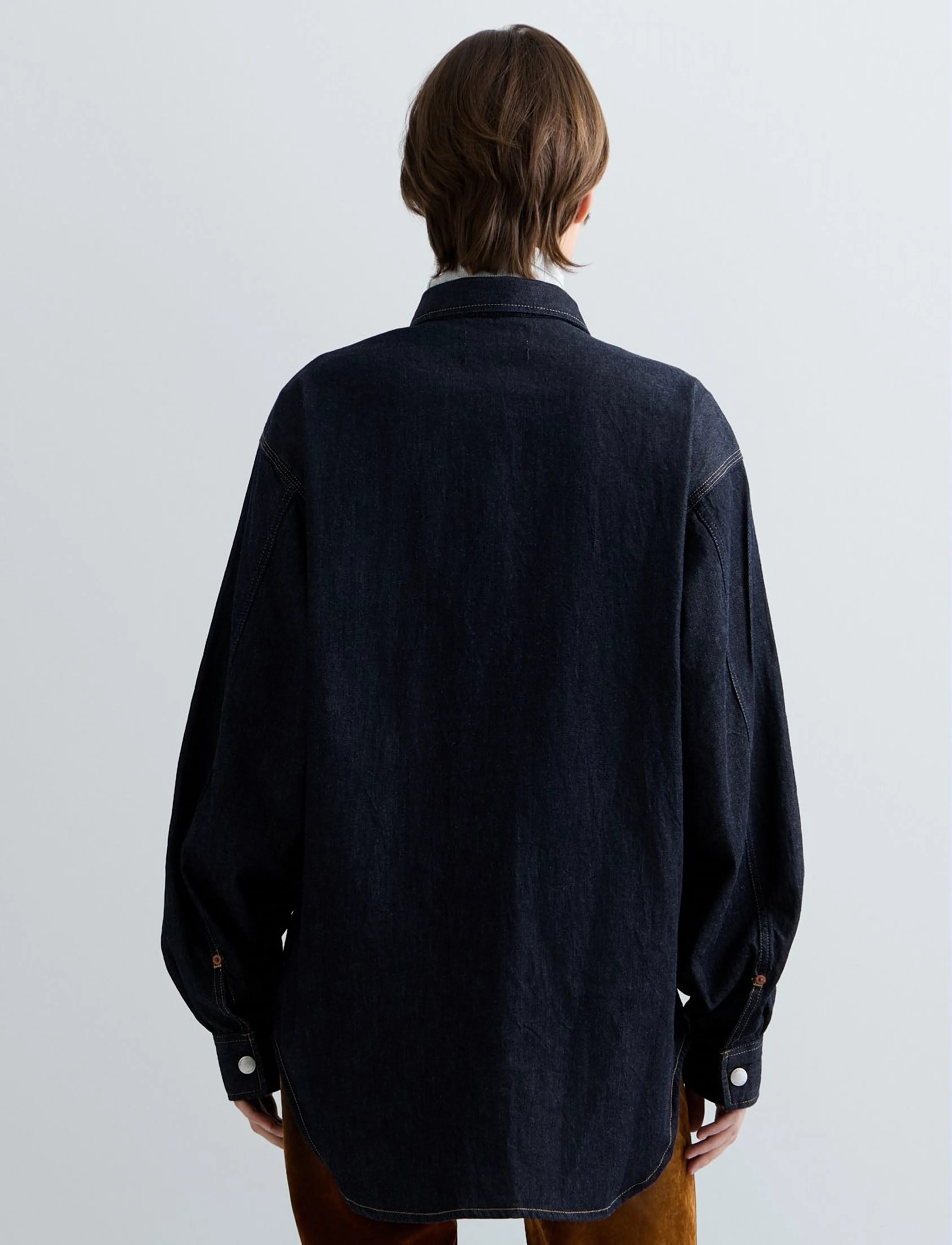 Replay - Shirt BOYFRIEND ,Sustainable - jeansskjortor - blue - 3