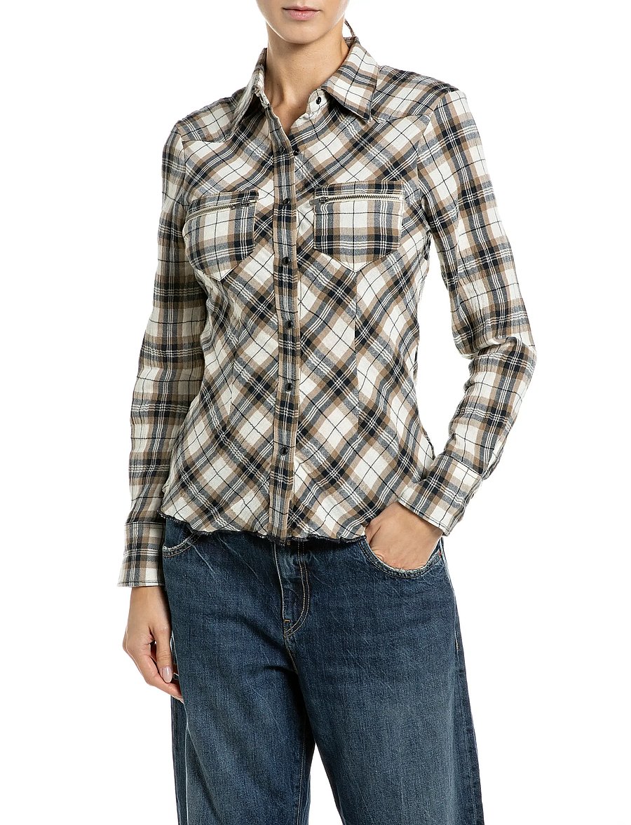 Replay - Shirt REGULAR - langærmede skjorter - multi coloured - 0