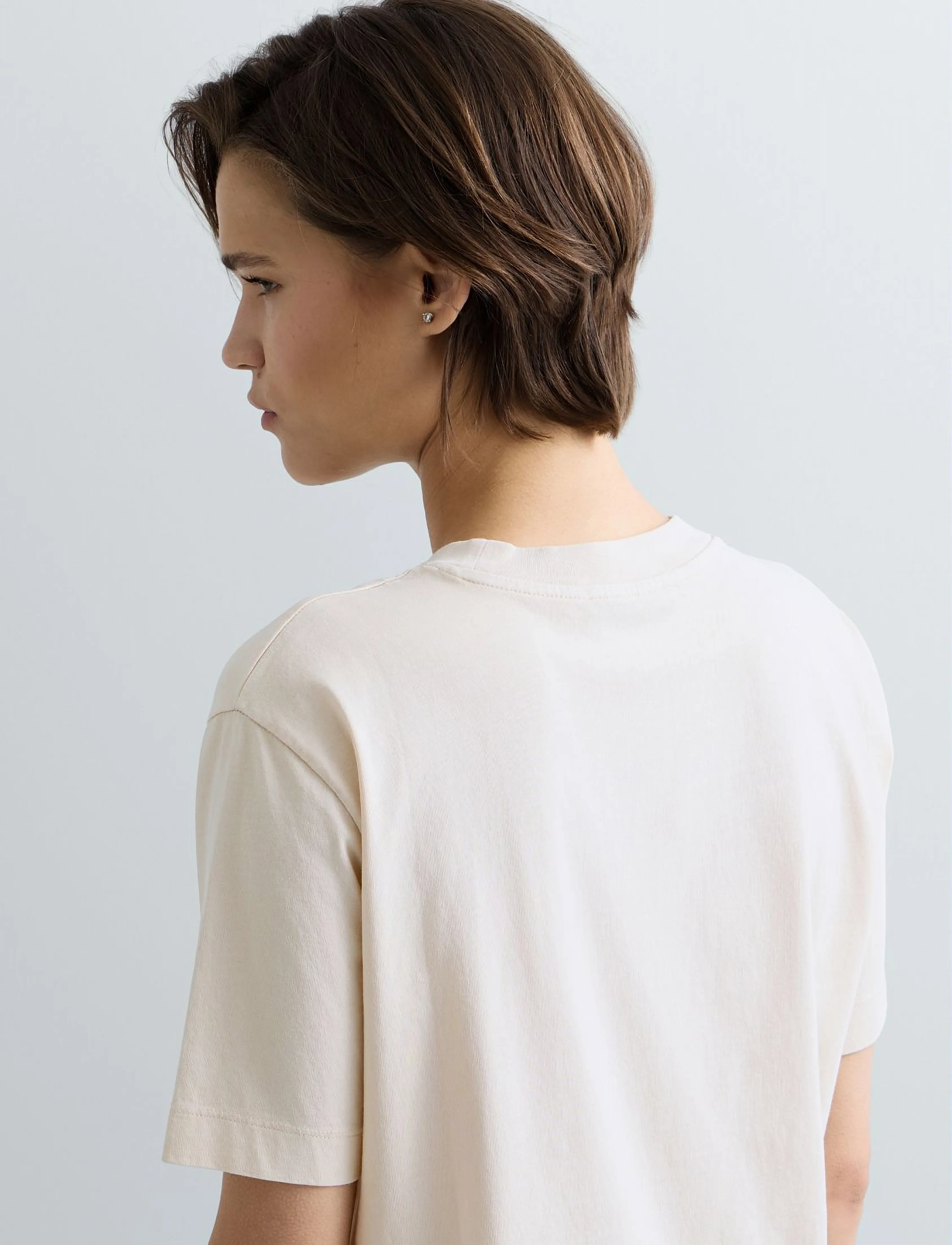 Replay - T-Shirt BOXY - t-shirts - white - 5