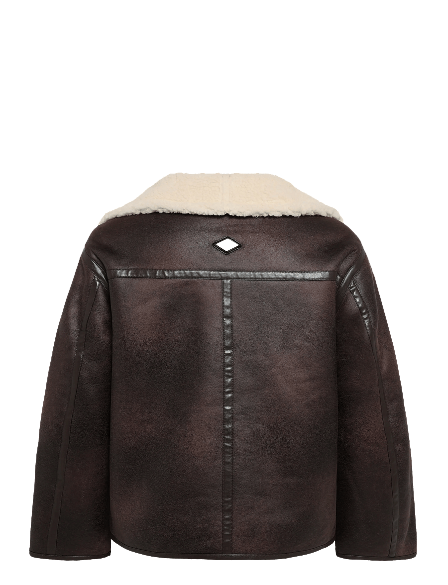 Replay - Jacket COMFORT - faux fur jakker - brown - 2