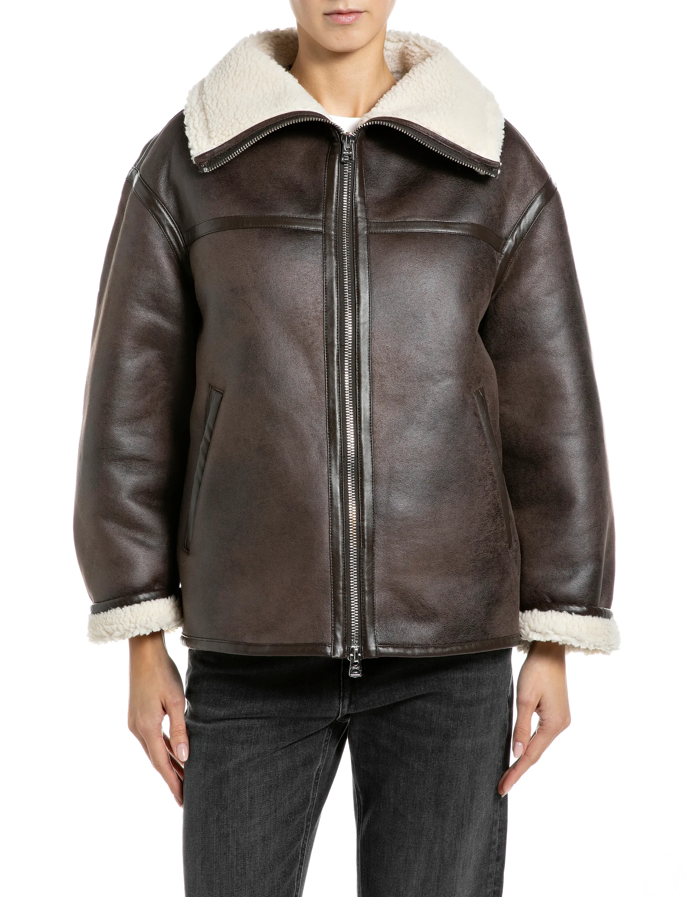 Replay Jacket COMFORT - Jakker & Frakker - BROWN / brown