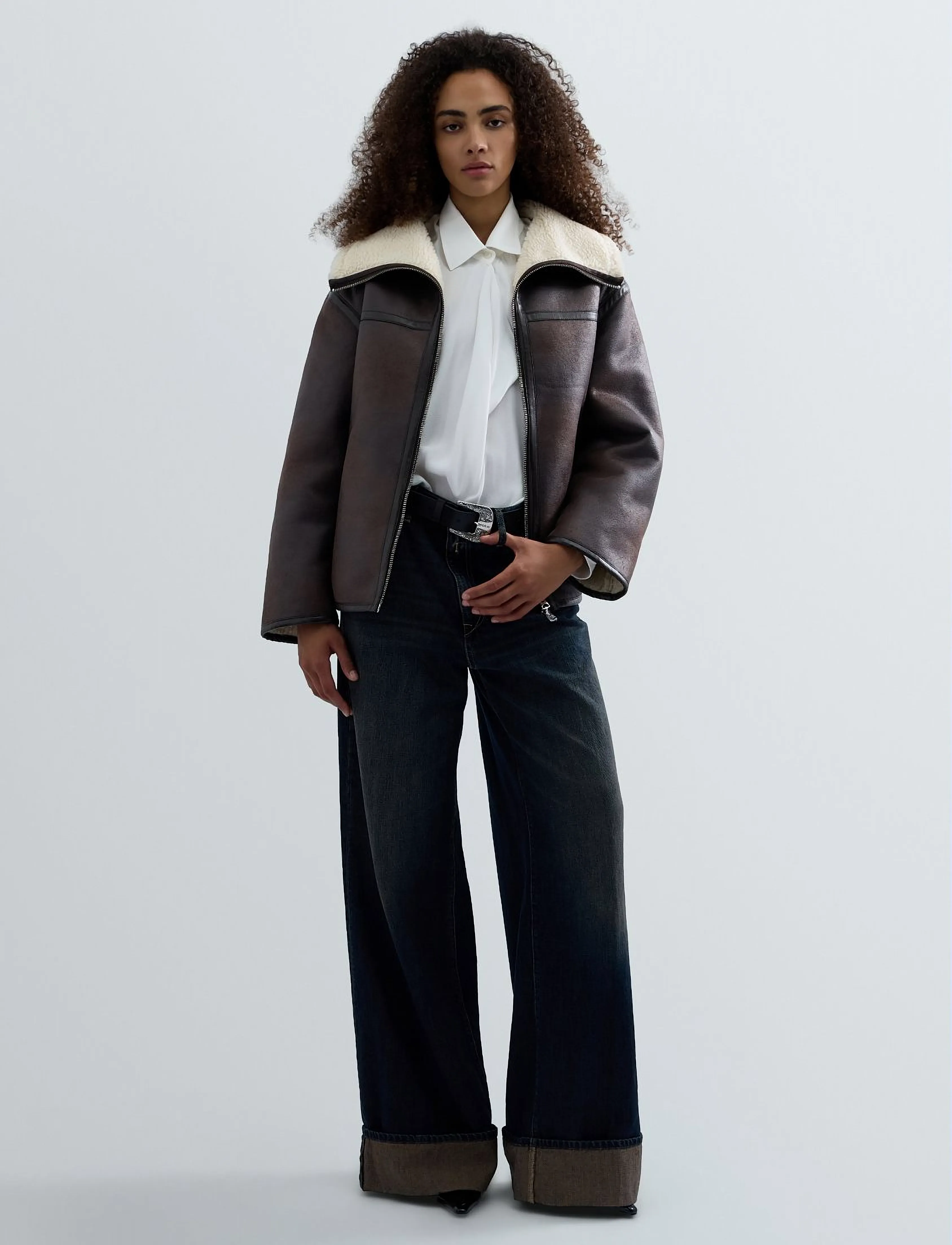 Replay - Jacket COMFORT - faux fur jakker - brown - 4
