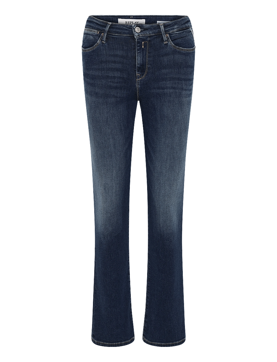 Replay - ZOLIE Trousers STRAIGHT LEG HIGH WAIST - straight jeans - blue - 1