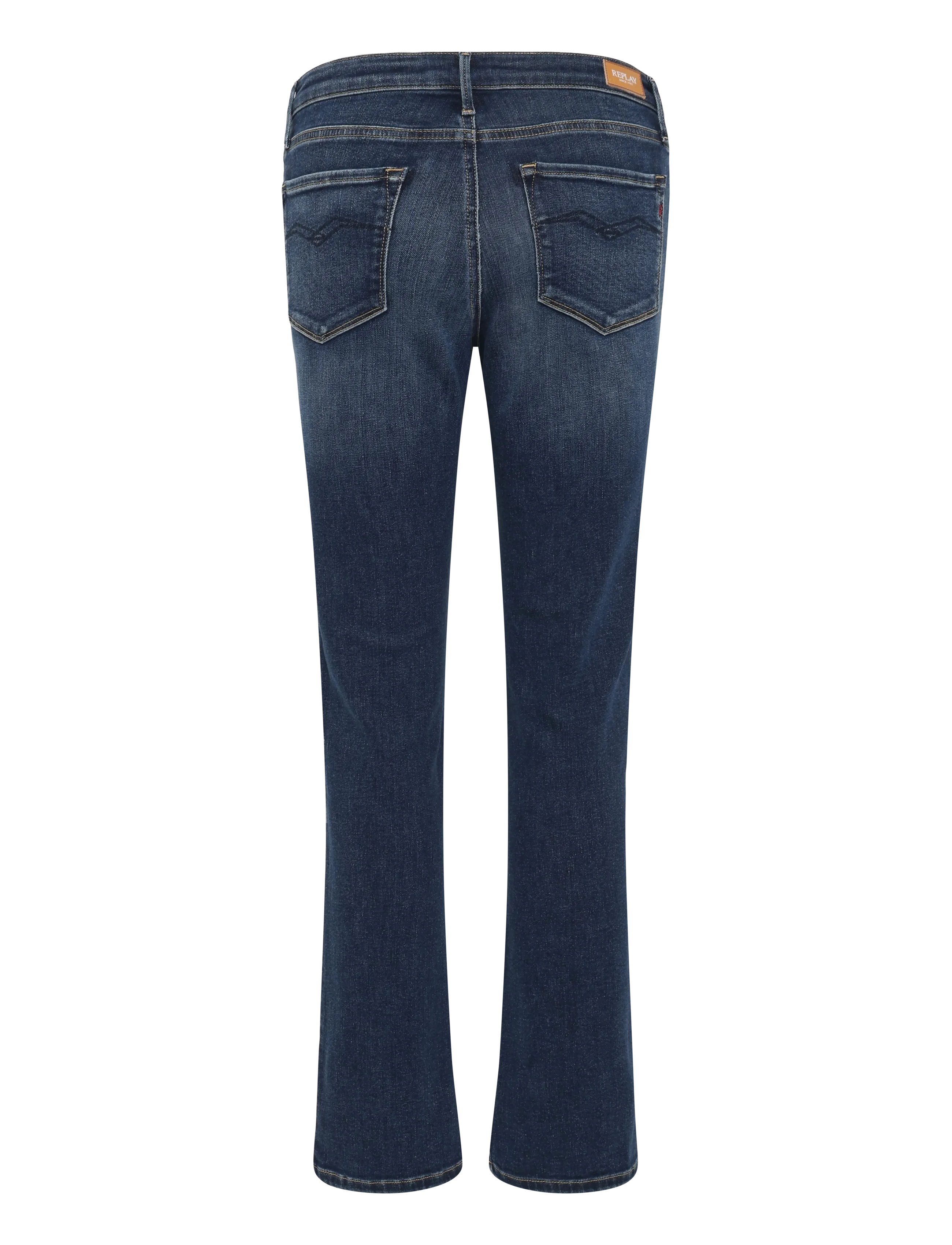 Replay - ZOLIE Trousers STRAIGHT LEG HIGH WAIST - straight jeans - blue - 2