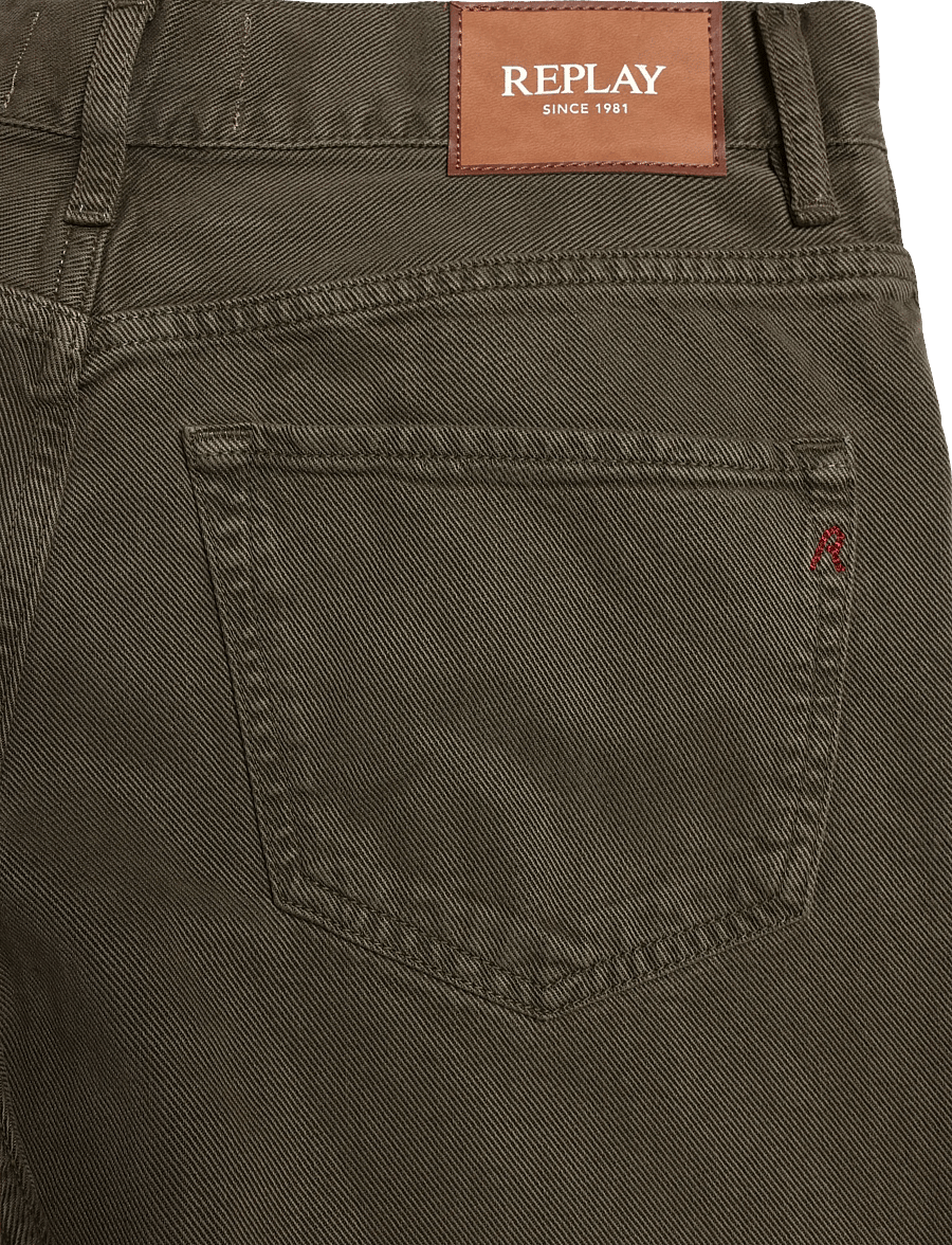 Replay - CARY Trousers WIDE LEG ,Sustainable - vida byxor - green - 4
