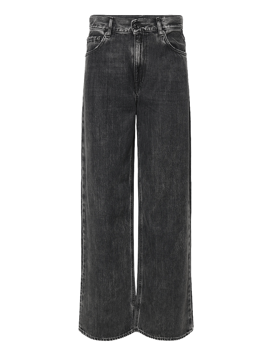 Replay - CARY Trousers WIDE LEG - hosen mit weitem bein - grey - 1