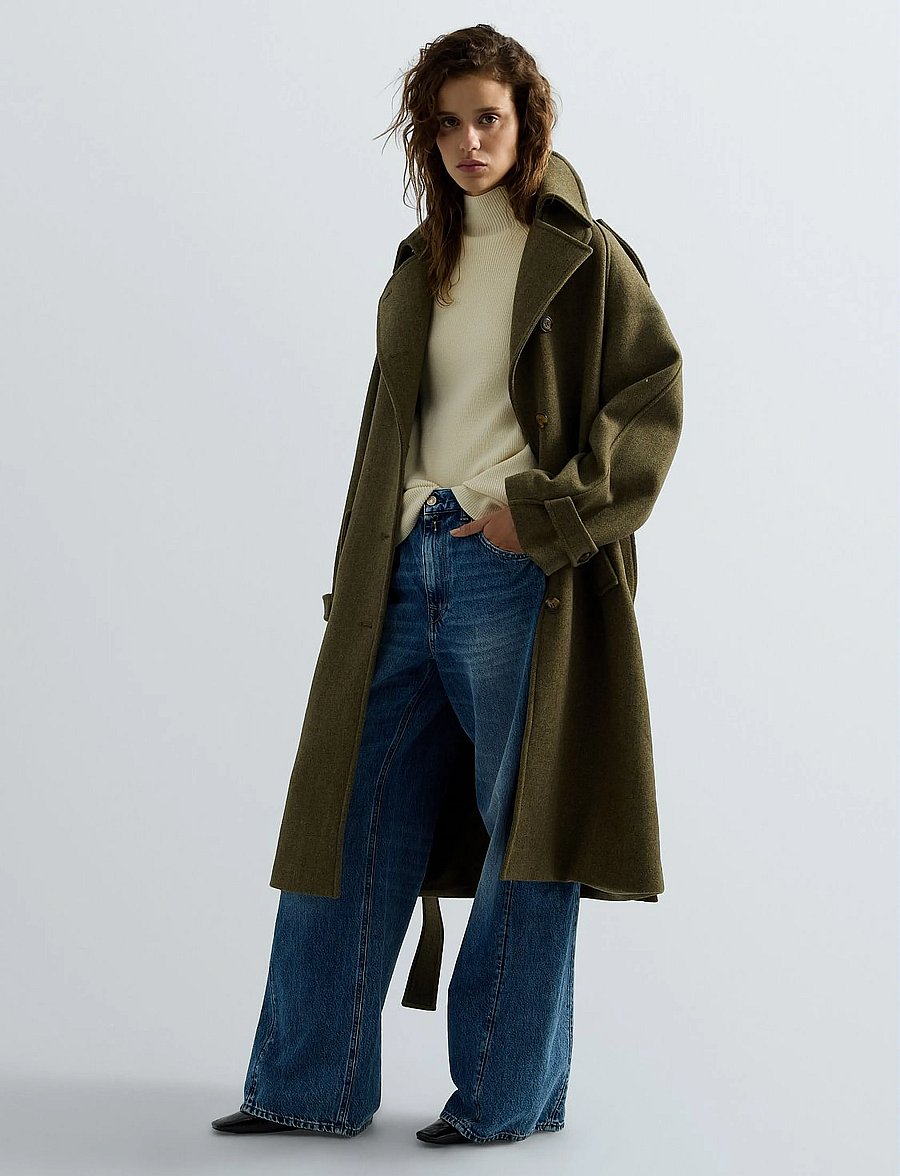 Replay - NARJA Trousers BAGGY ,Sustainable - hosen mit weitem bein - blue - 5
