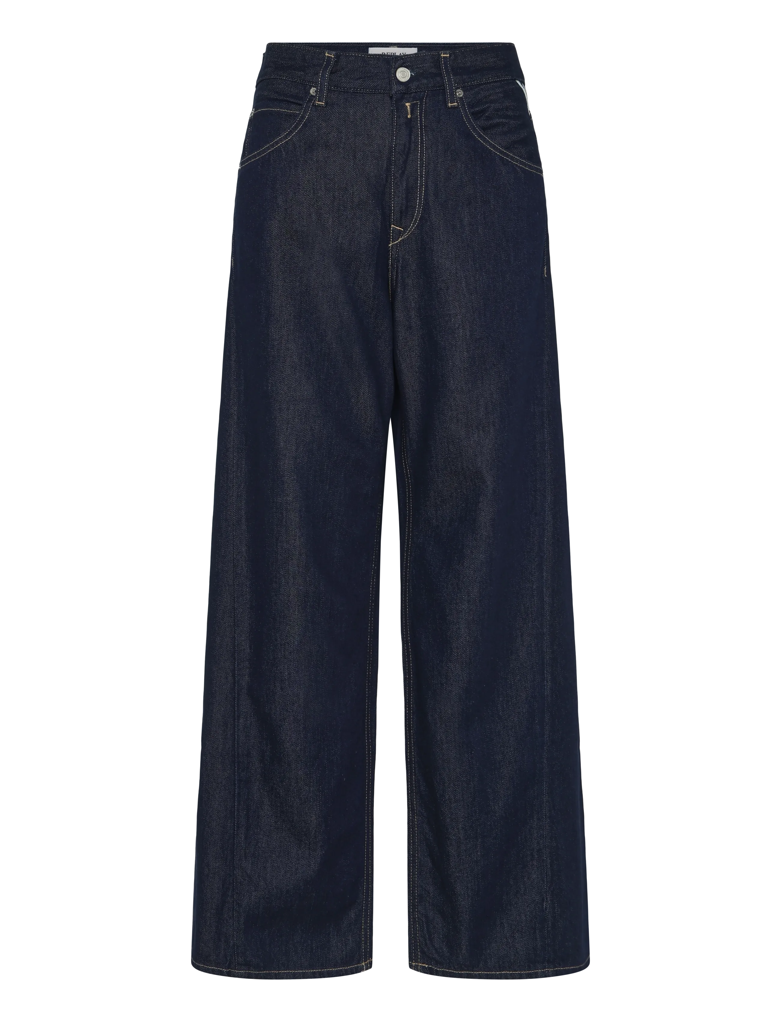 Replay - NARJA Trousers BAGGY ,Sustainable - hosen mit weitem bein - blue - 1