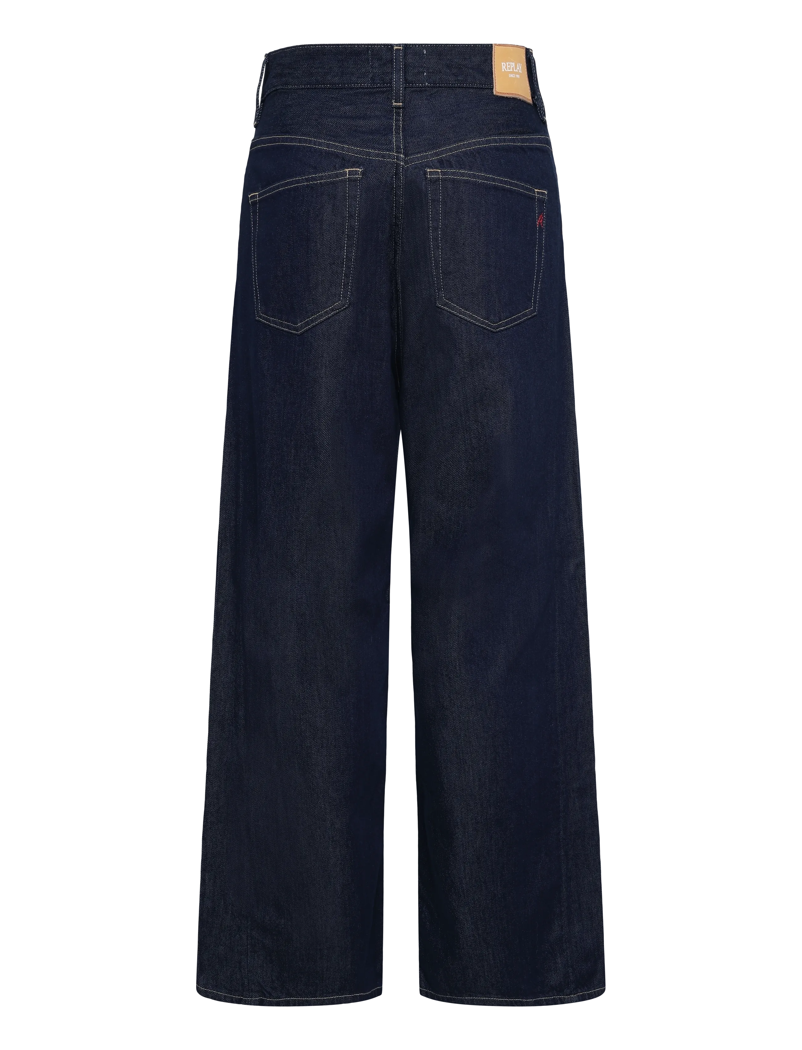 Replay - NARJA Trousers BAGGY ,Sustainable - hosen mit weitem bein - blue - 2