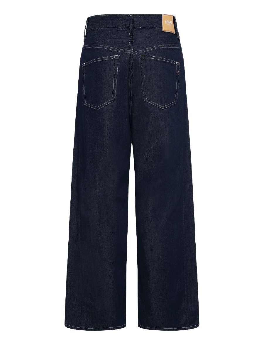 Replay - NARJA Trousers BAGGY ,Sustainable - hosen mit weitem bein - blue - 2