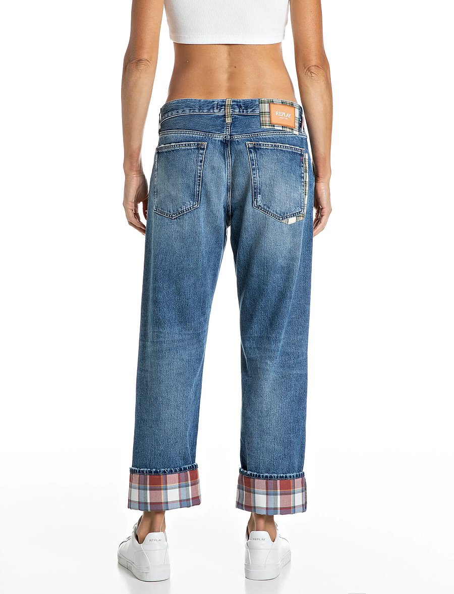 Replay - AUBRY Trousers RELAXED BOY - boyfriend jeans - blue - 3