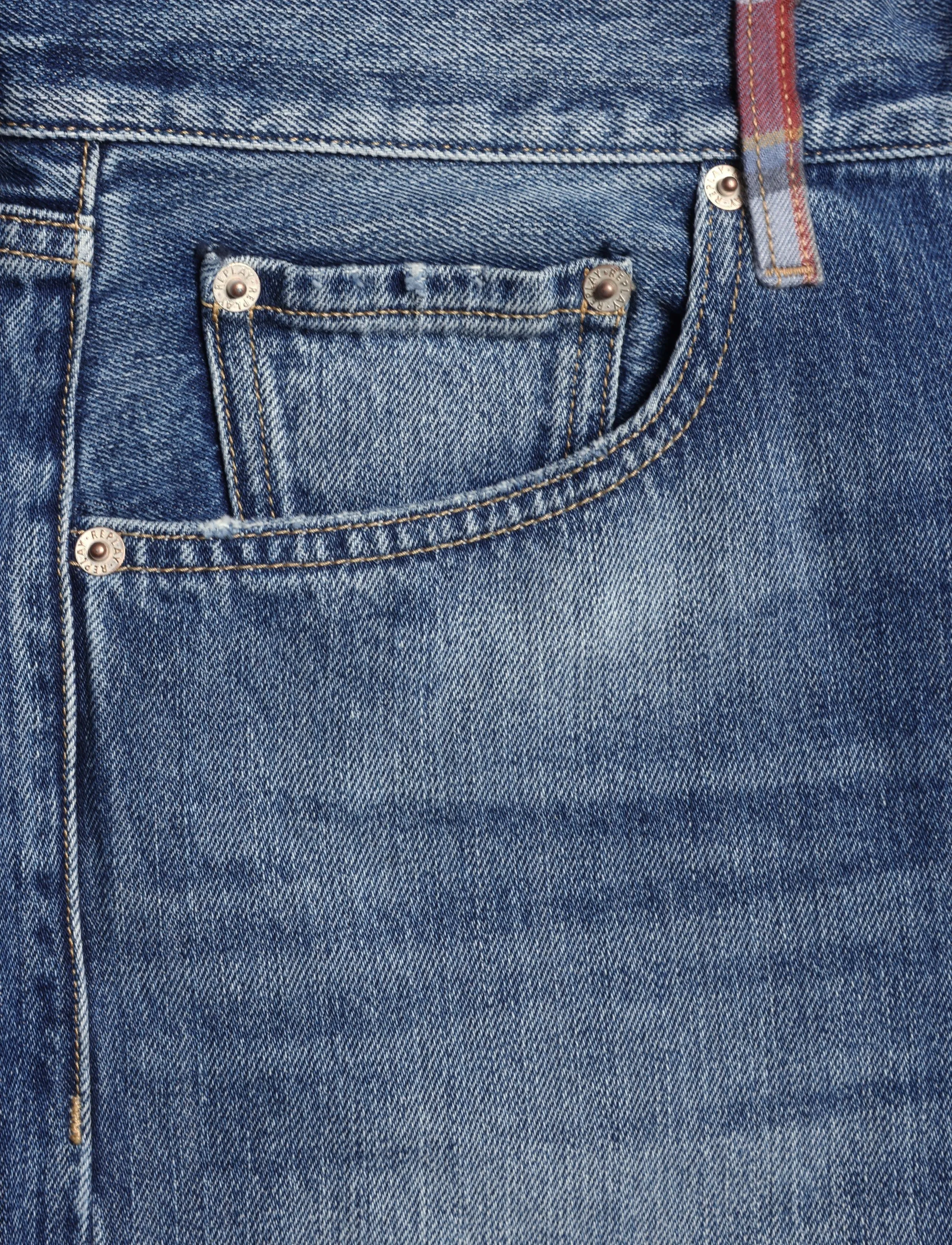 Replay - AUBRY Trousers RELAXED BOY - boyfriend jeans - blue - 5