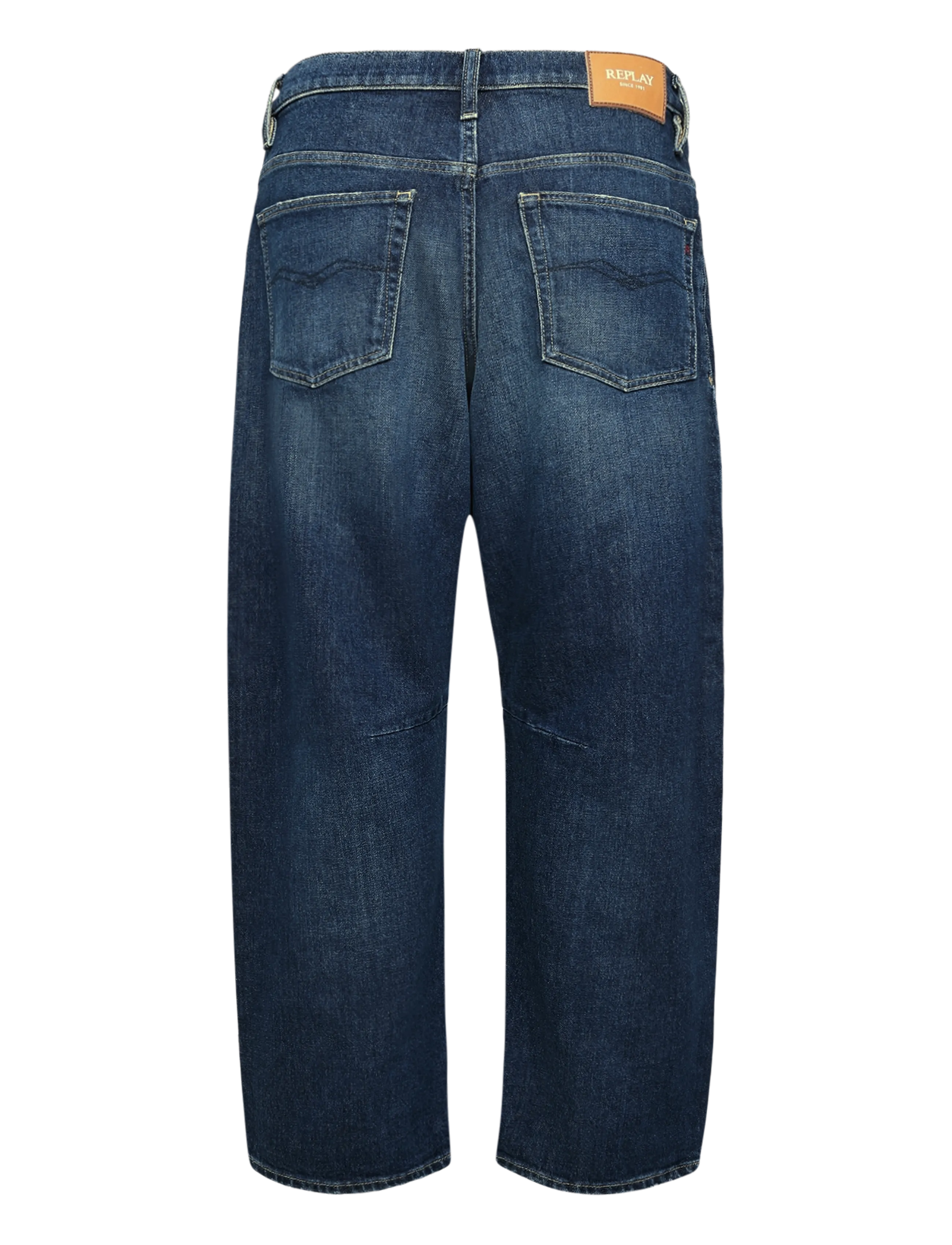 Replay - JANIE Trousers BARREL ,Sustainable - barrel trousers - blue - 2