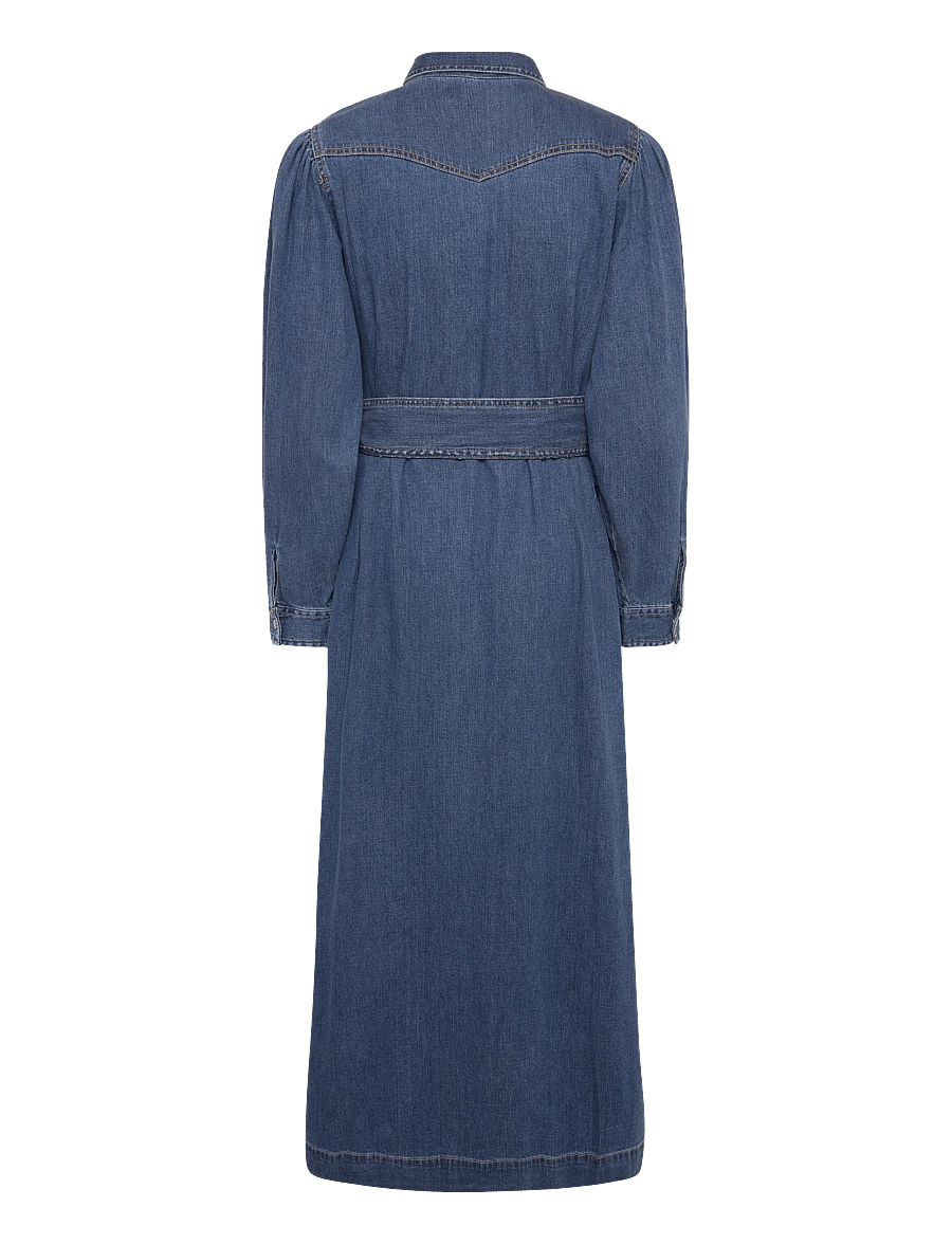 Replay - Dress LONG DRESS - särkkleidid - blue - 2