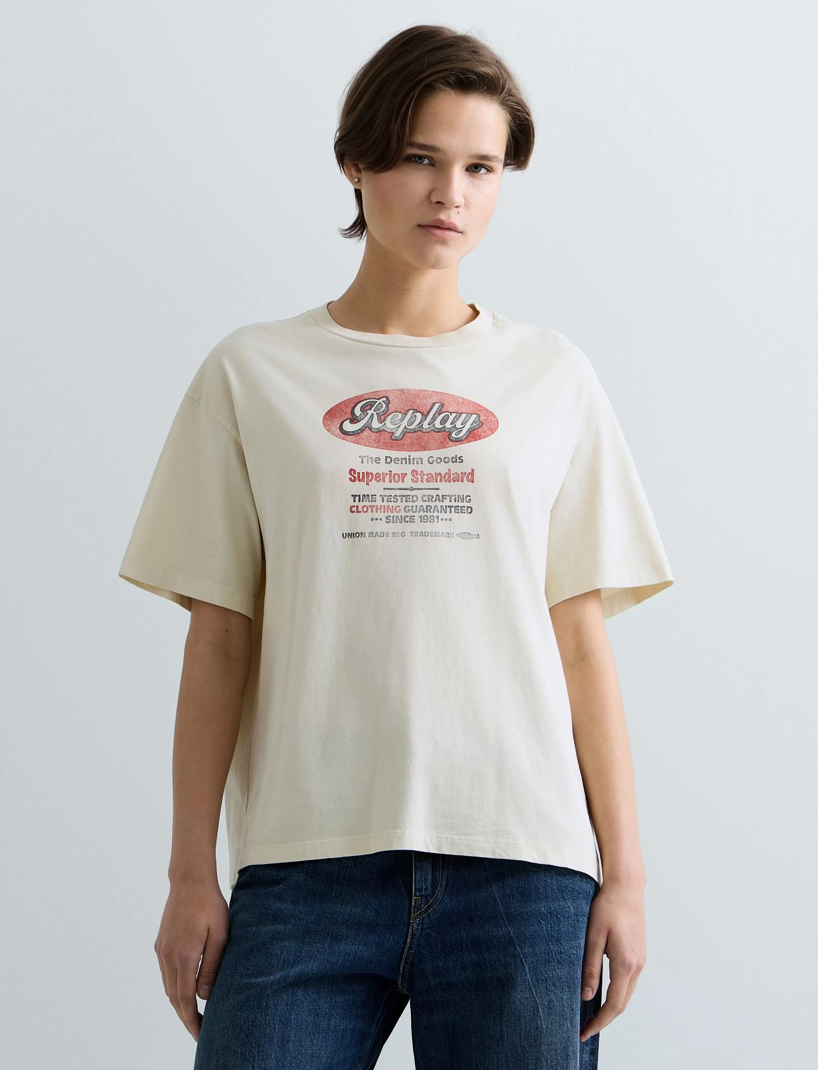 Replay - T-Shirt OVER - t-shirts - white - 4